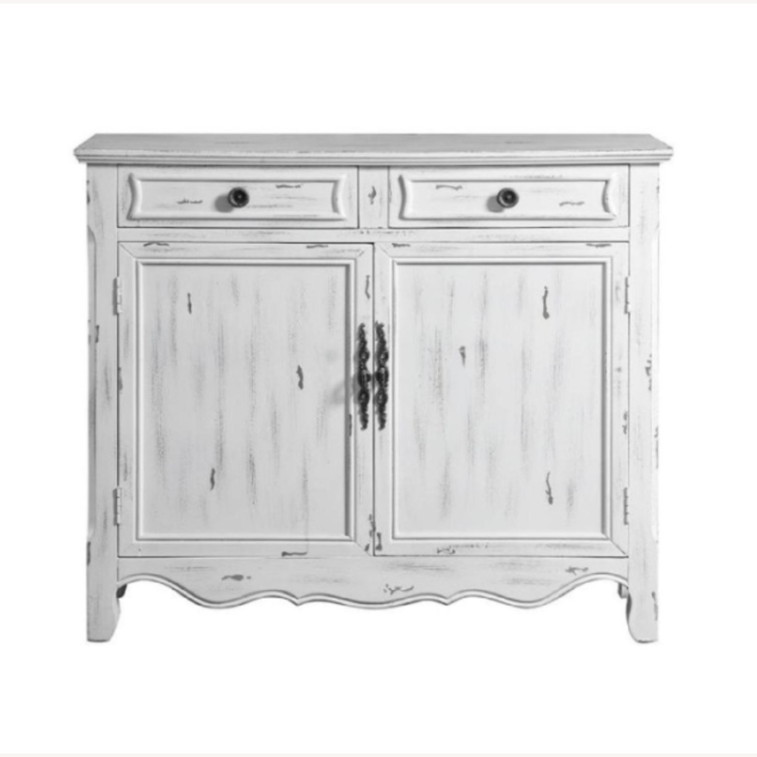 White Accent Cabinet - image-1