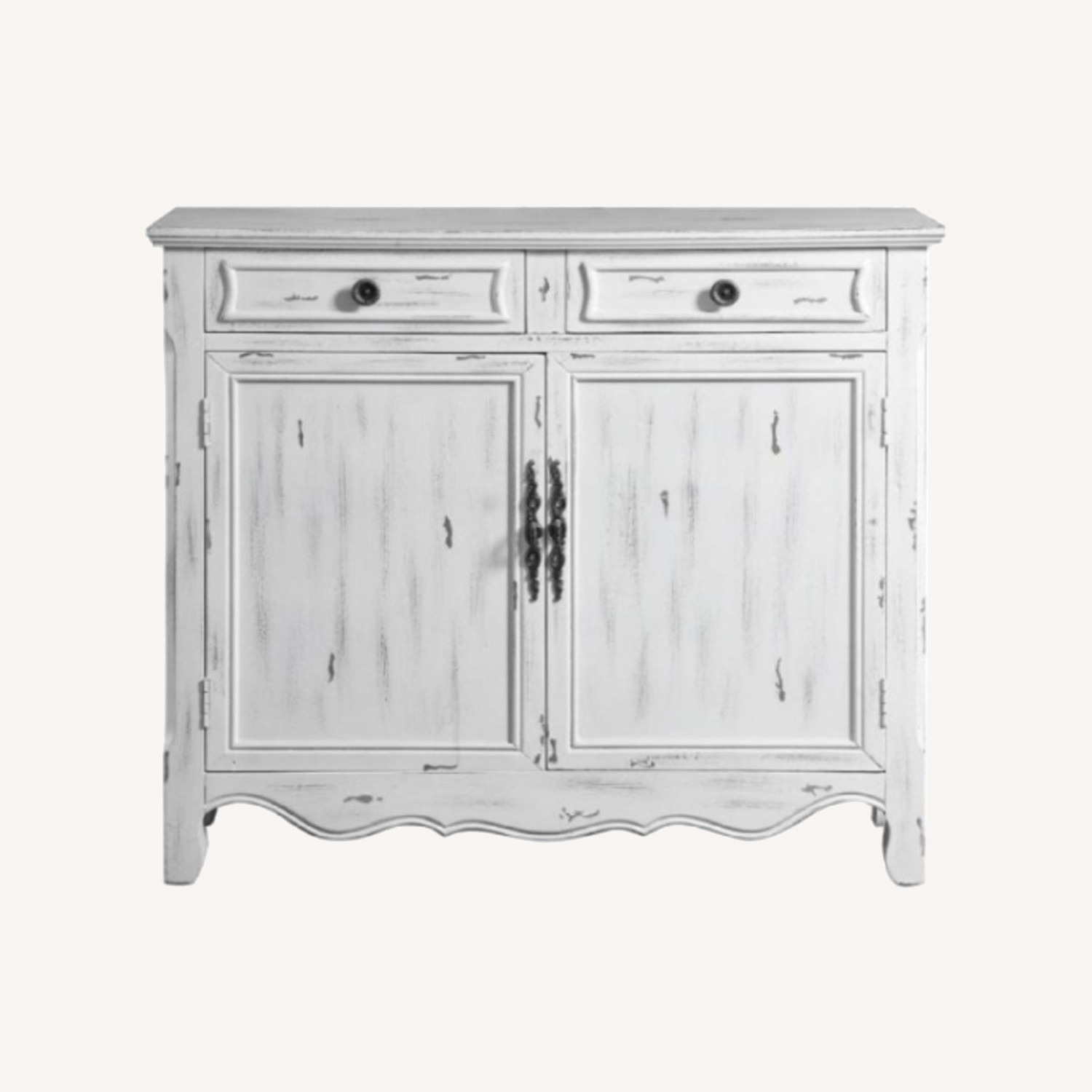 White Accent Cabinet - image-5