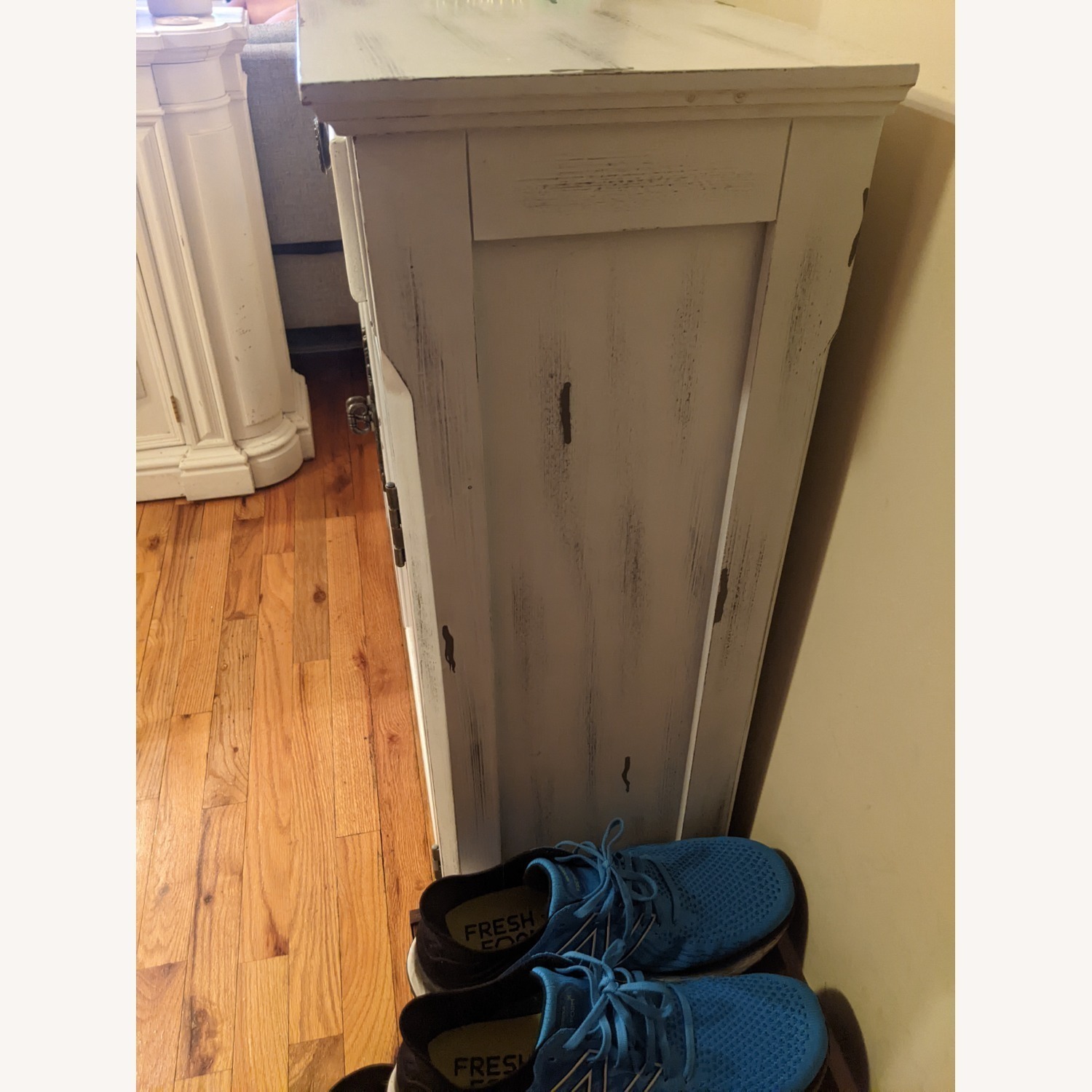 White Accent Cabinet - image-3