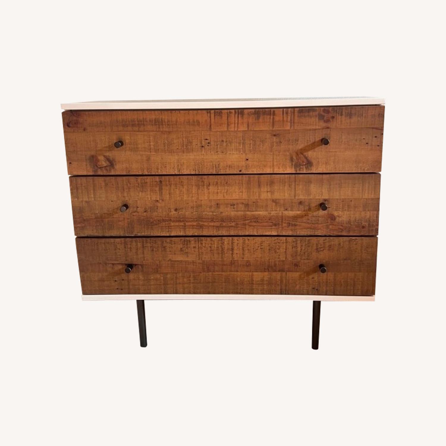 West Elm Reclaimed Wood 3-Drawer Dresser - image-0