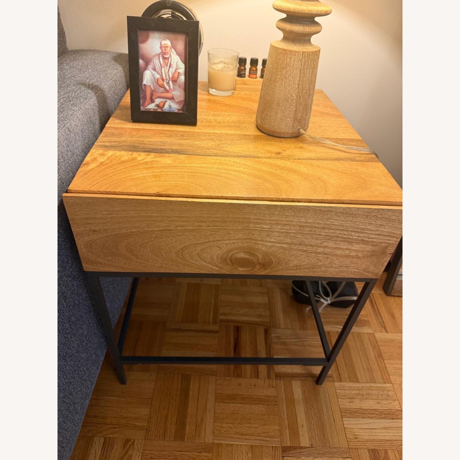 West Elm Industrial Storage Side Table - image-3