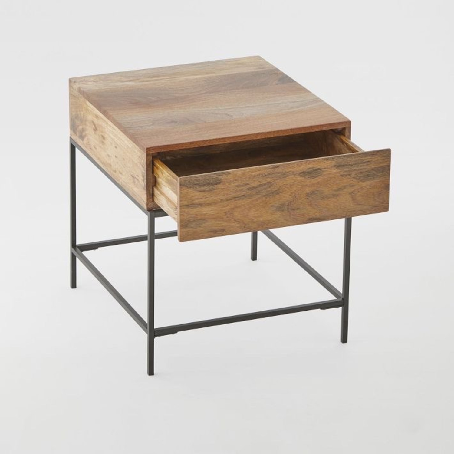 West Elm Industrial Storage Side Table - image-2