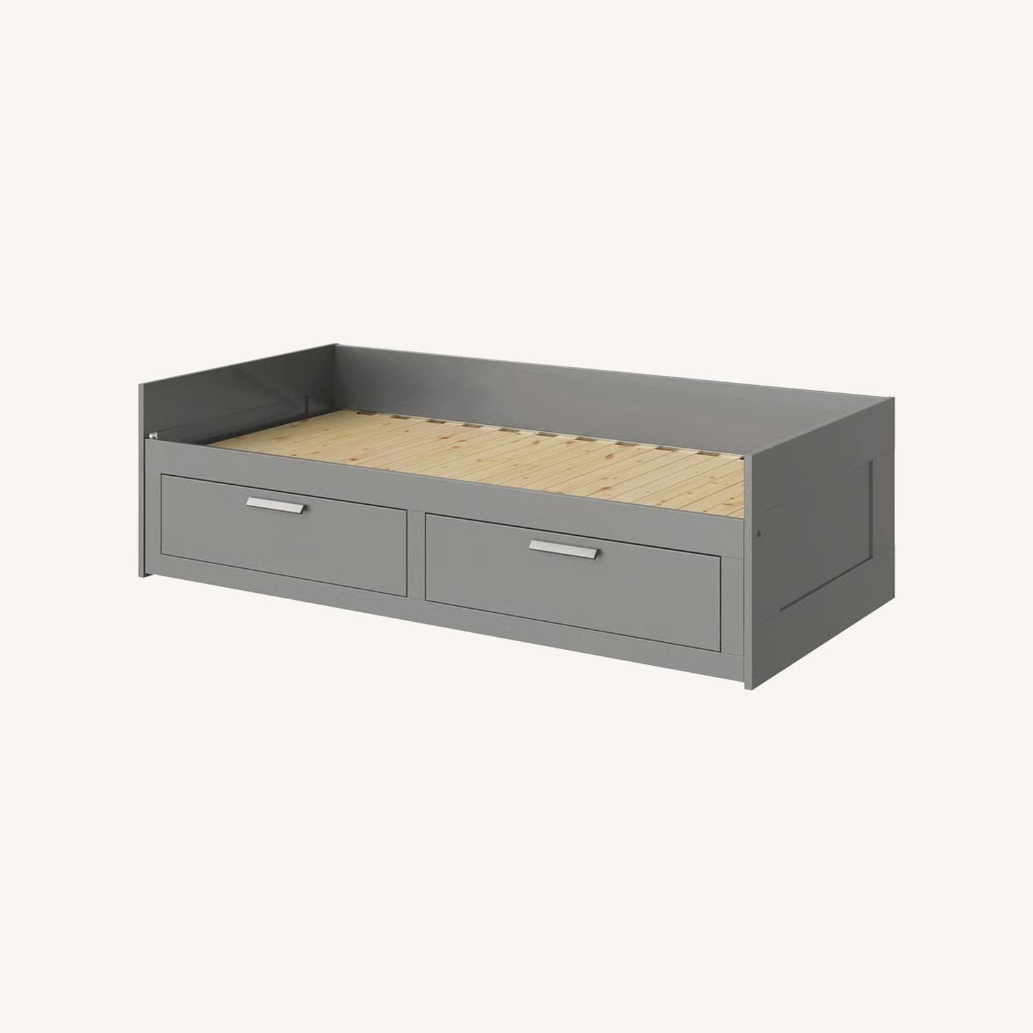 IKEA BRIMNES Gray Daybed - image-0
