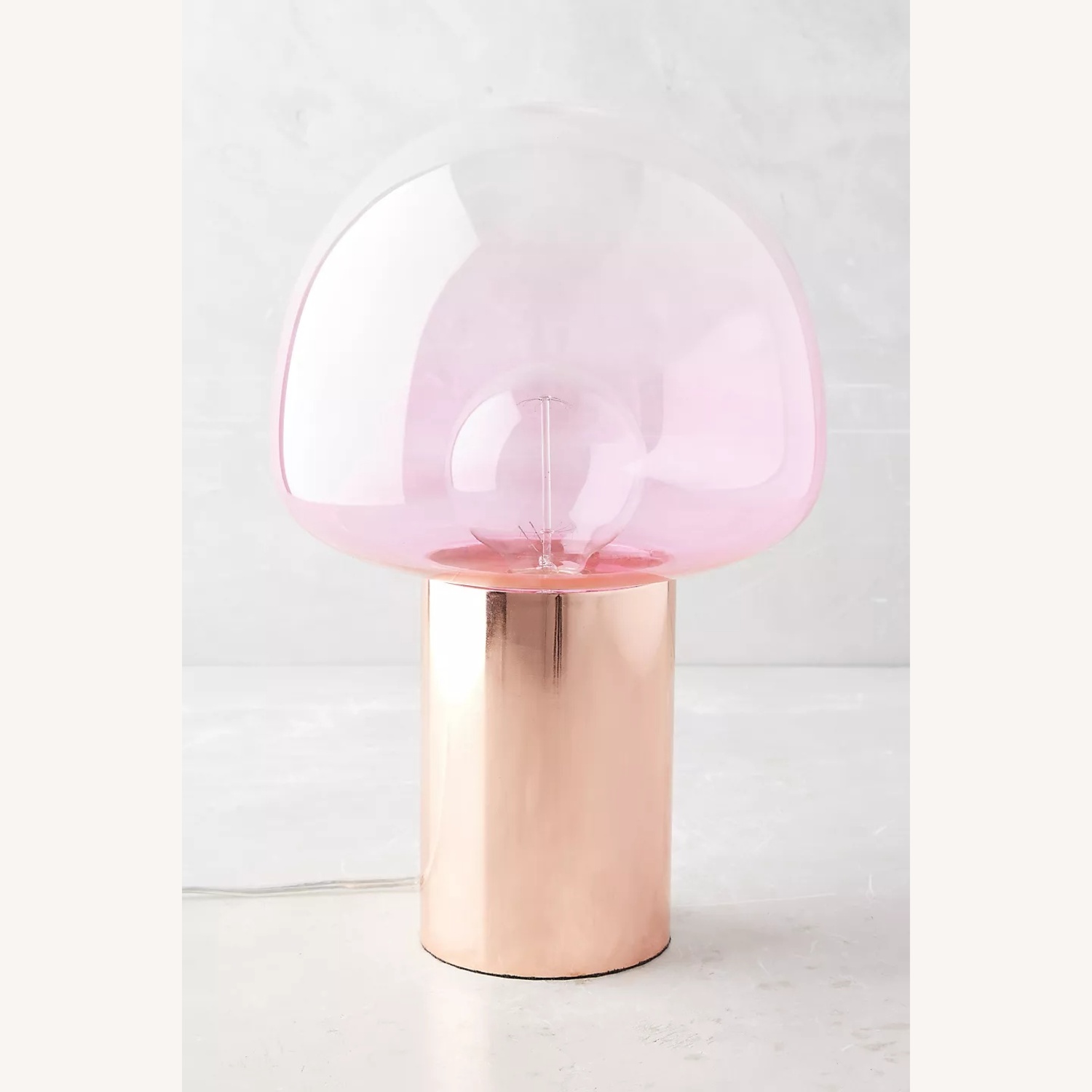 Anthropologie Rose Gold Table Lamp - image-4