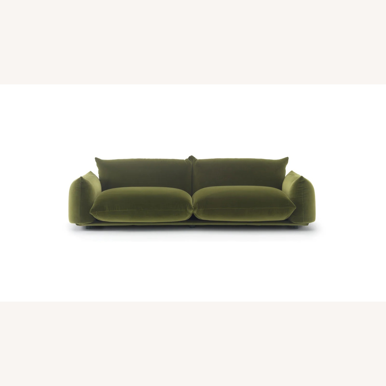  Suede Green Sofa - image-4