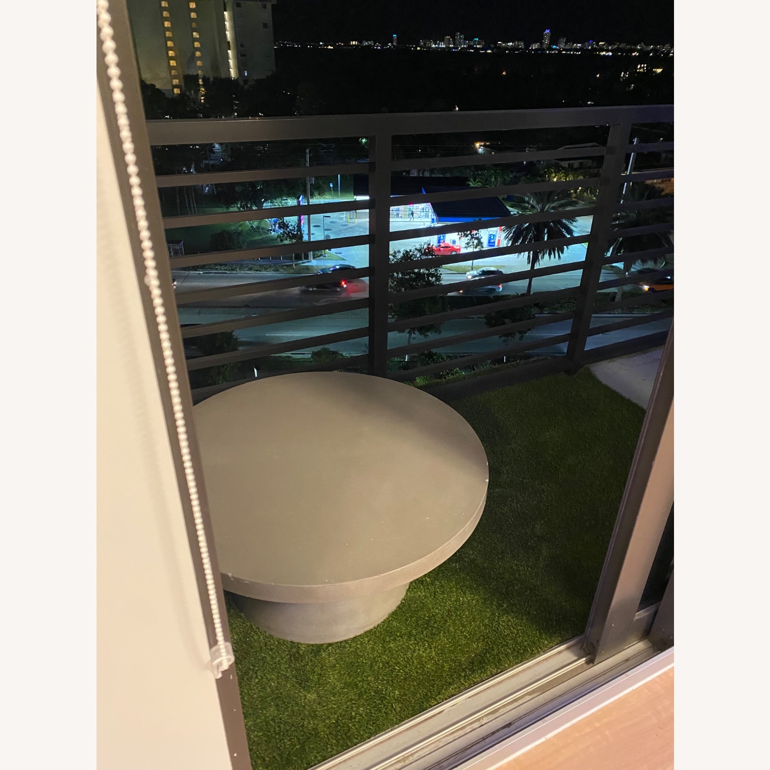 West Elm Outdoor/Indoor Pedestal Coffee Table  - image-1