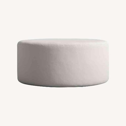 Used Rove Concepts Off-White Nova Pouf - Large for sale on AptDeco