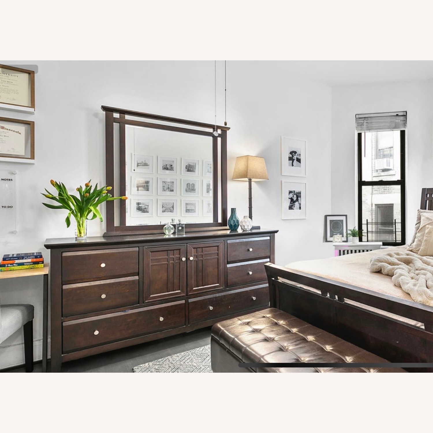 Macy's Edgewater Dresser with Mirror - image-1