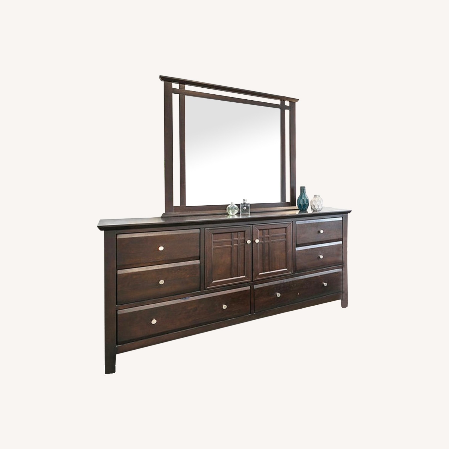 Macy's Edgewater Dresser with Mirror - image-0