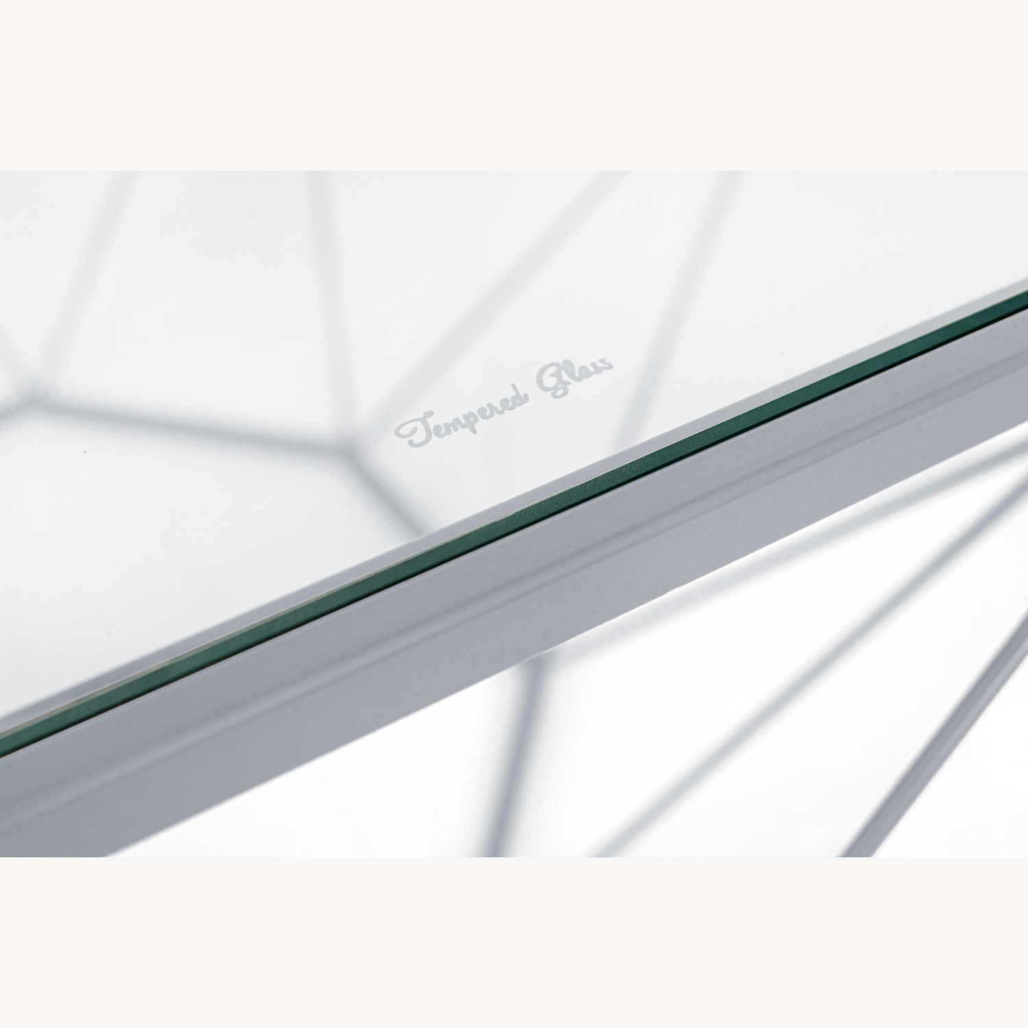 Malibu 31" Glass Top Coffee Table Grey Base  - image-5