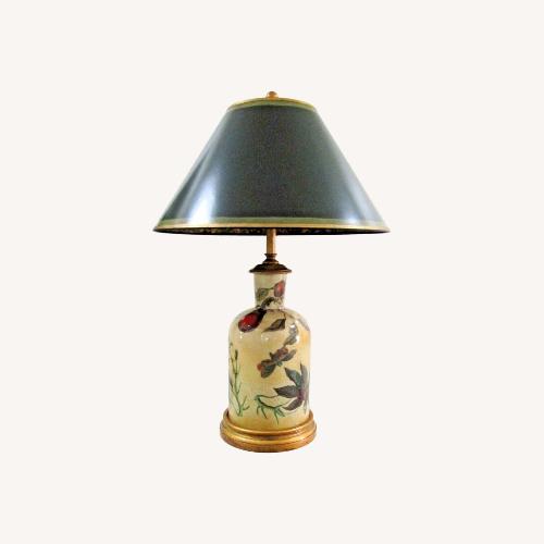 Used Theodore Alexander Porcelain Botanical Table Lamp for sale on AptDeco