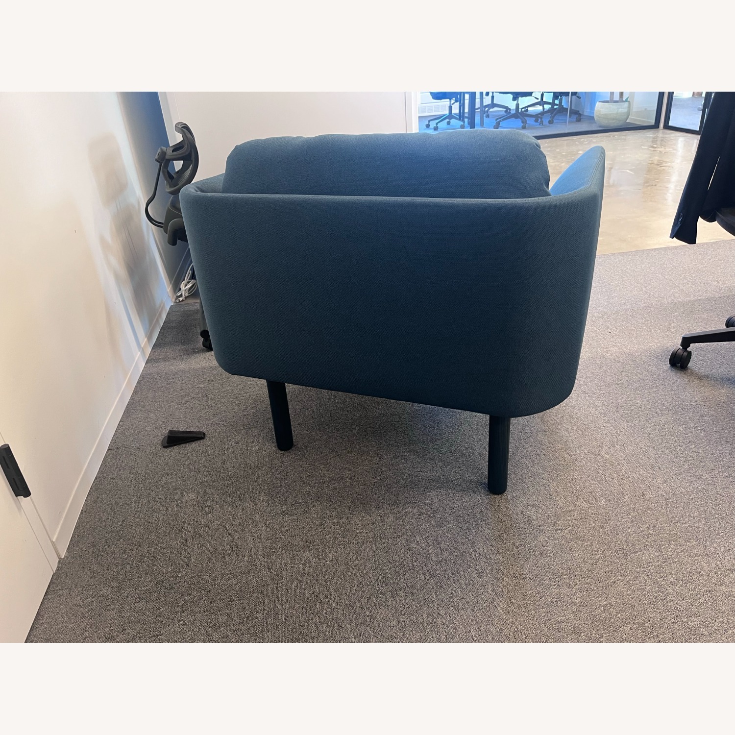 Poppin Navy Blue Chair - image-4