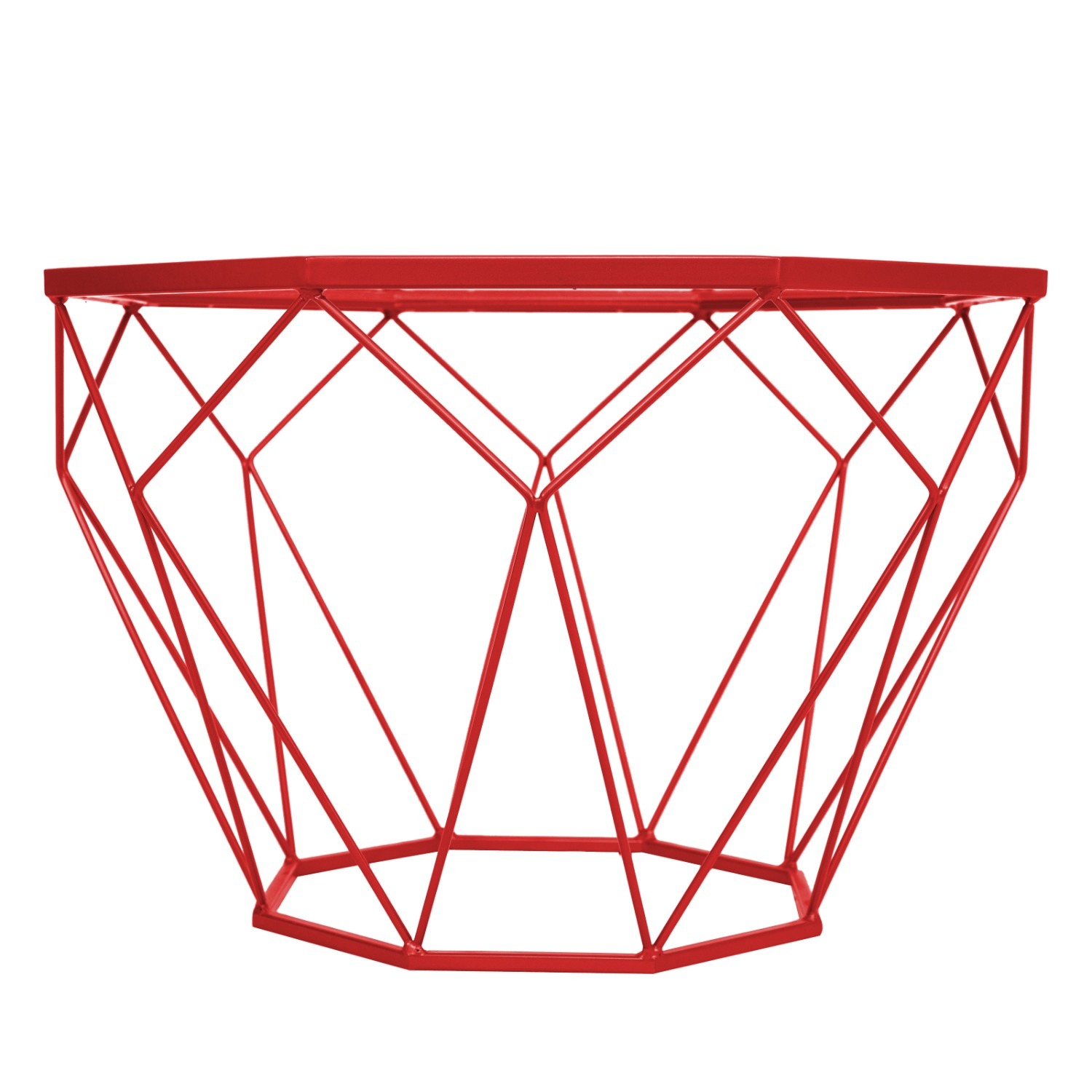 Malibu 21" Glass Top Coffee Table Grey Base  - image-3