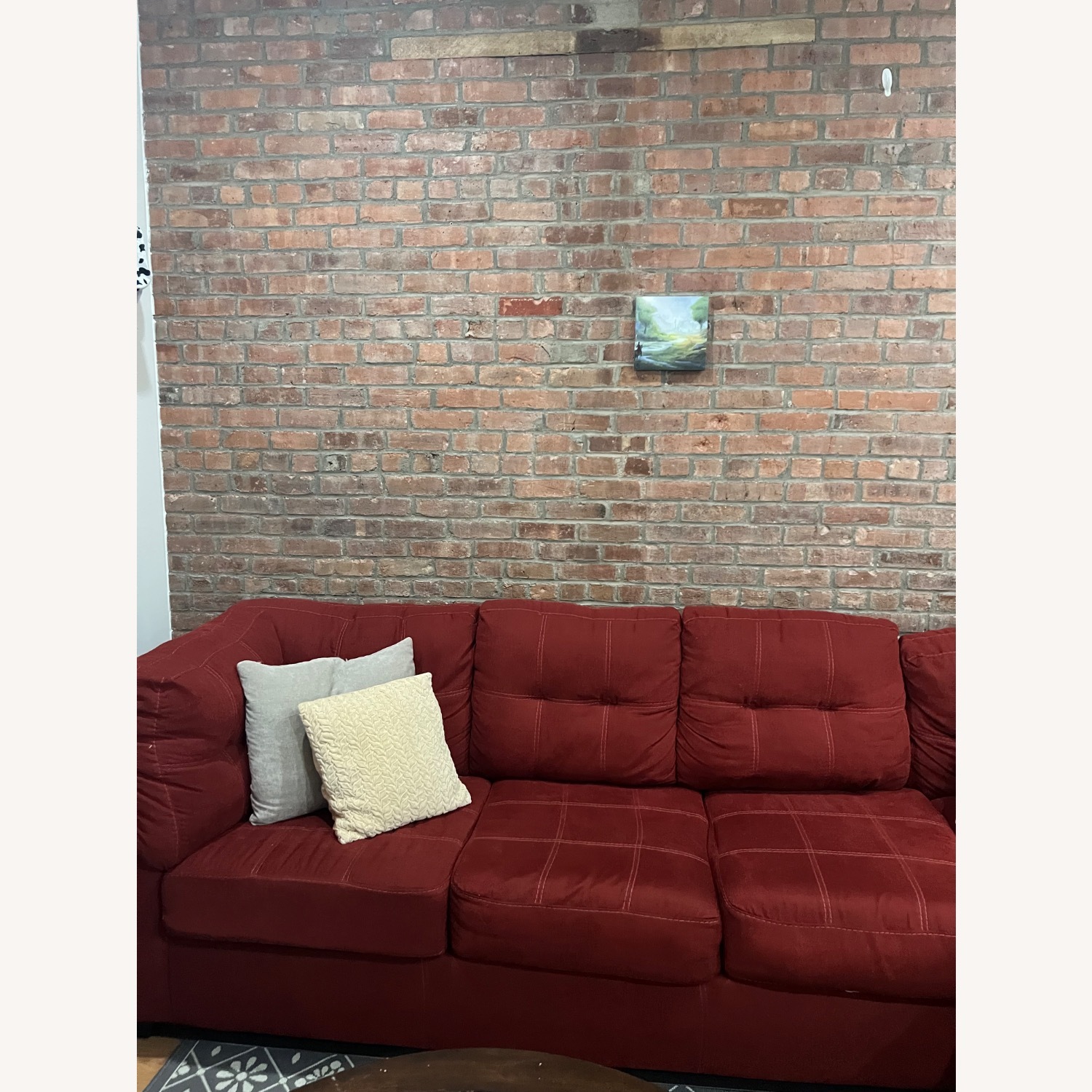 Ashely Furniture Red Sectional - image-3