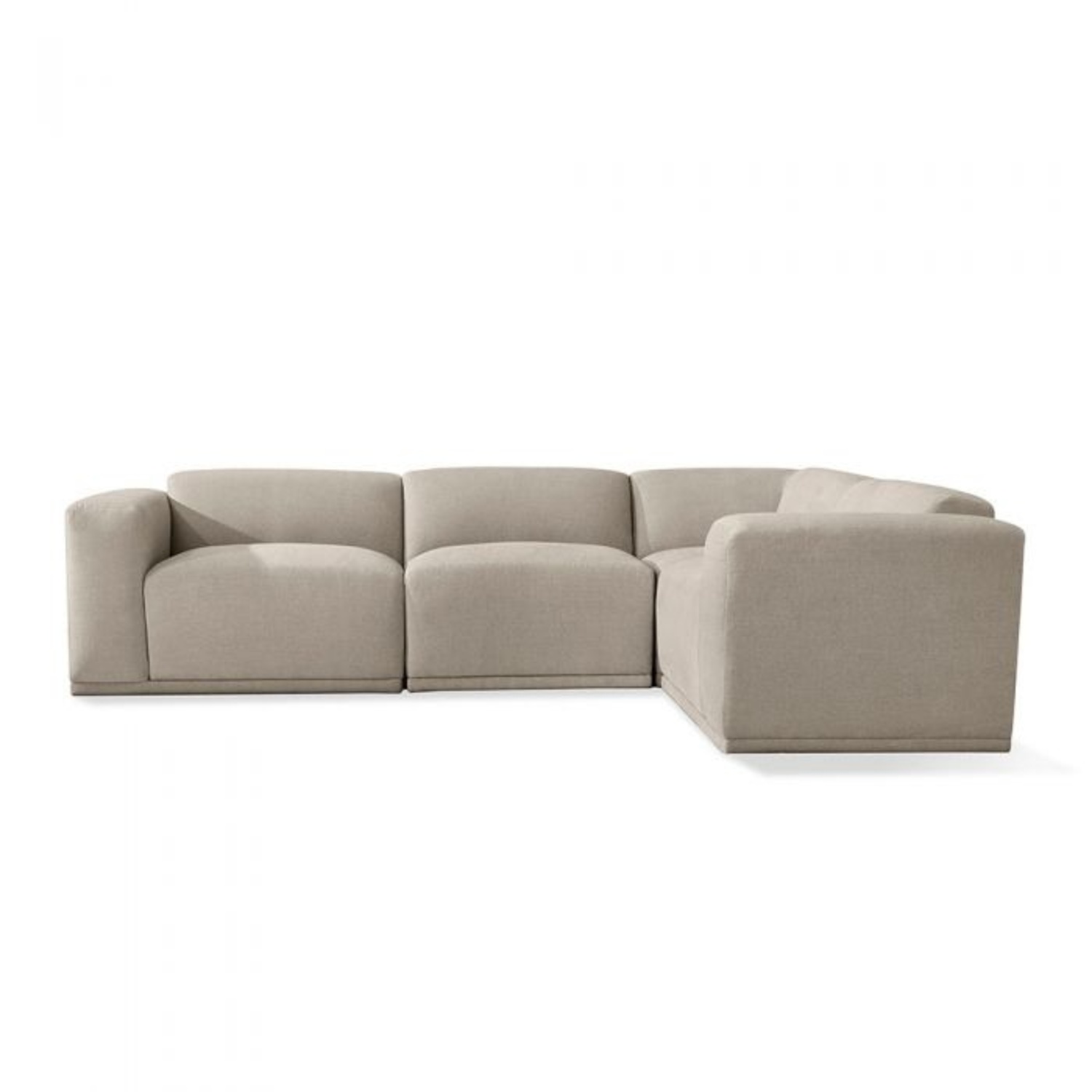 Interlude Home Cassis Sectional in Gray Velvet - image-6