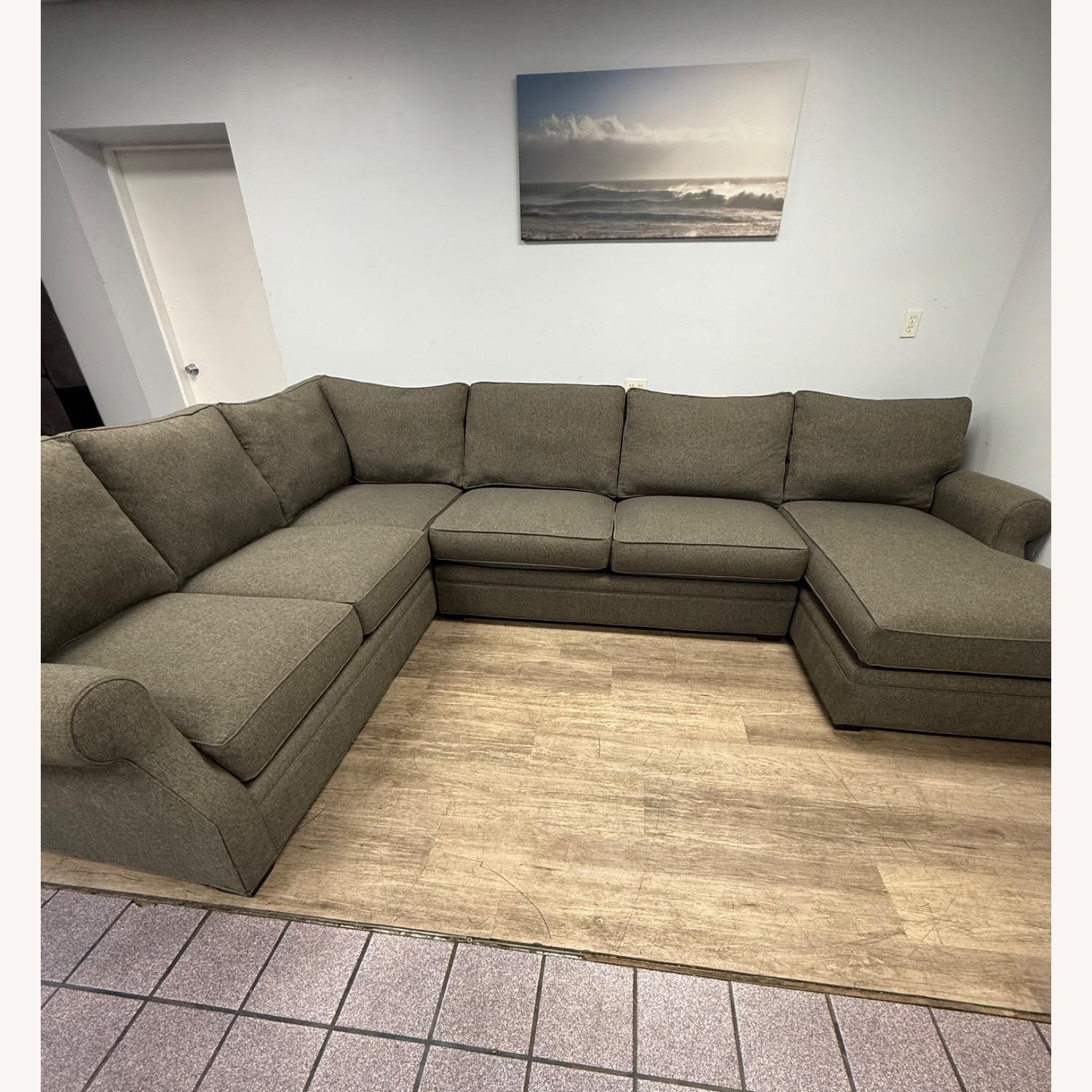 Arhaus Gray 3-Piece Sectional - image-0