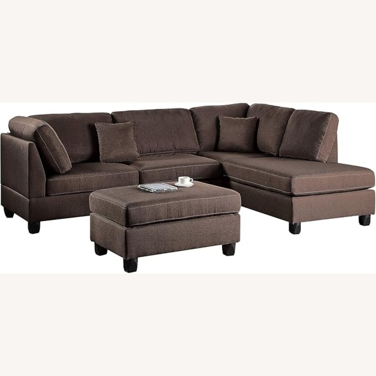 Bobkona Dervon Sectional couch - image-4