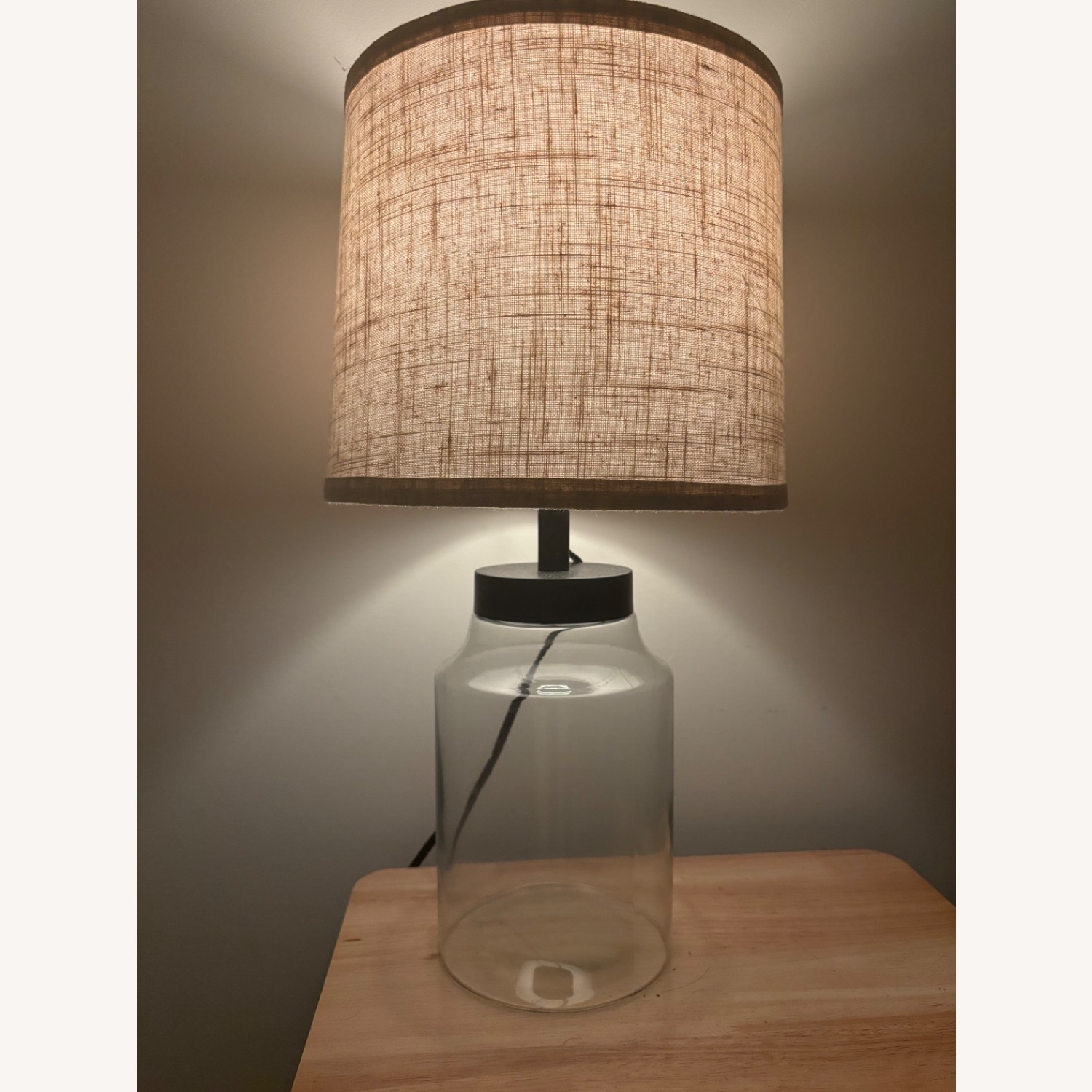 GyroVu Fillable Glass Bedside Lamps - image-4