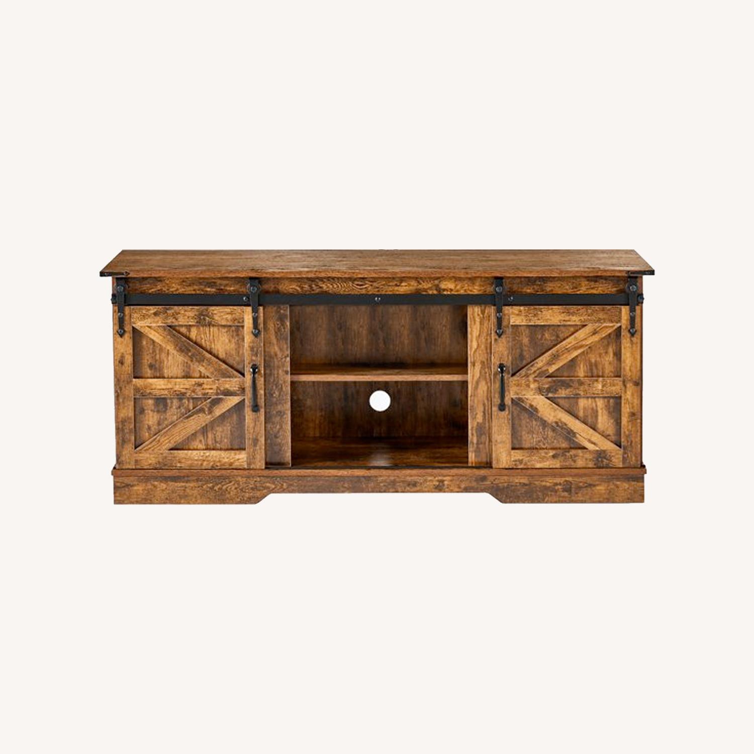 Wood TV Unit - image-0