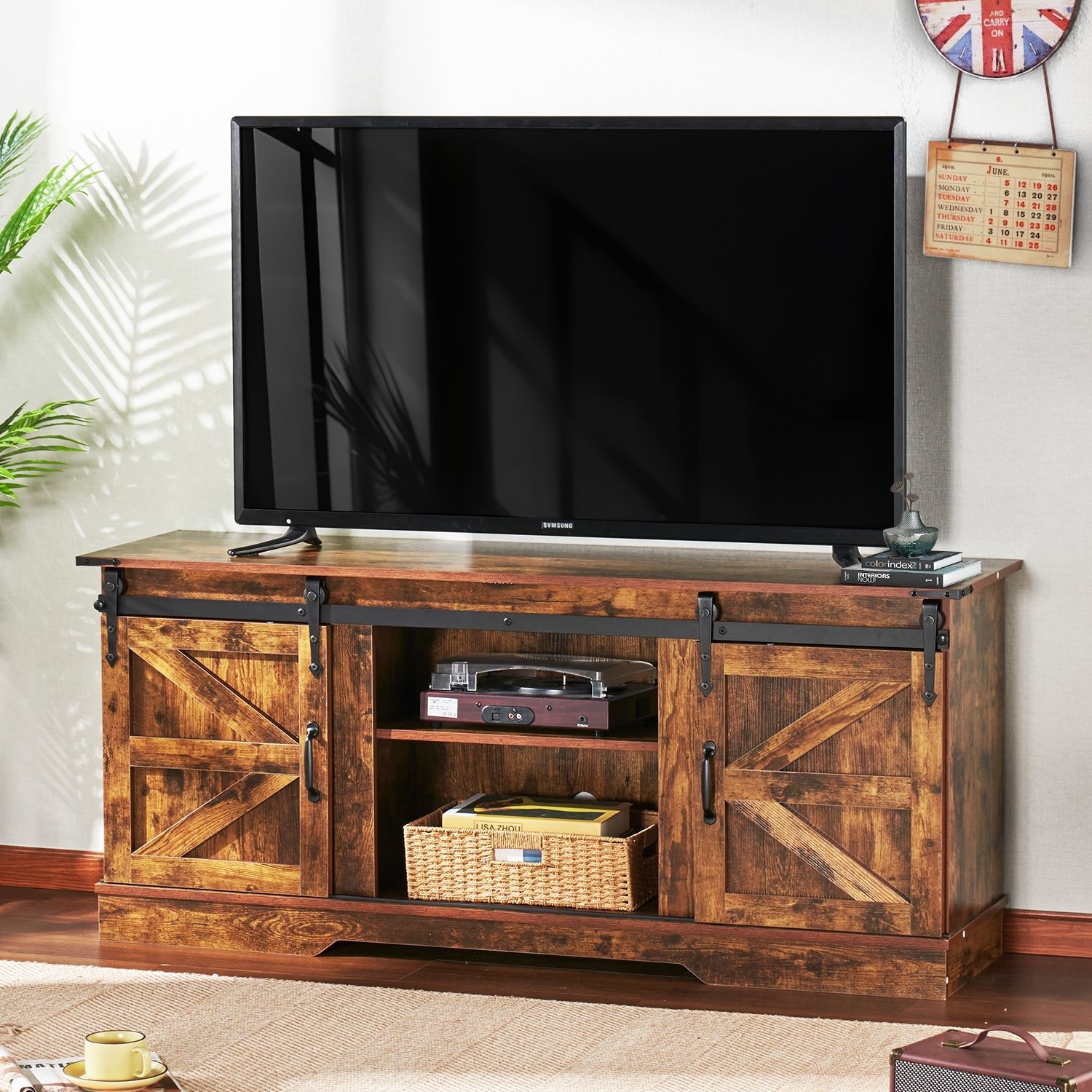 Wood TV Unit - image-4
