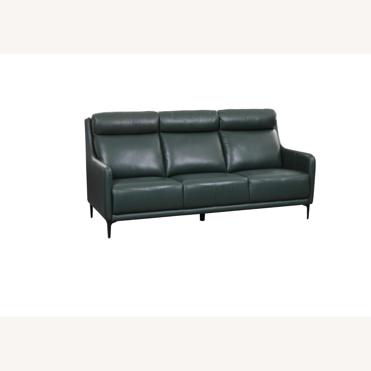 Tallanew Green Top Grade Leather Sofa  - image-3