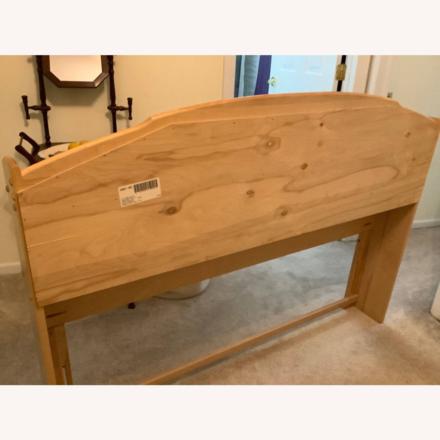 Full Size Headboard With Built in Bookcase - image-2