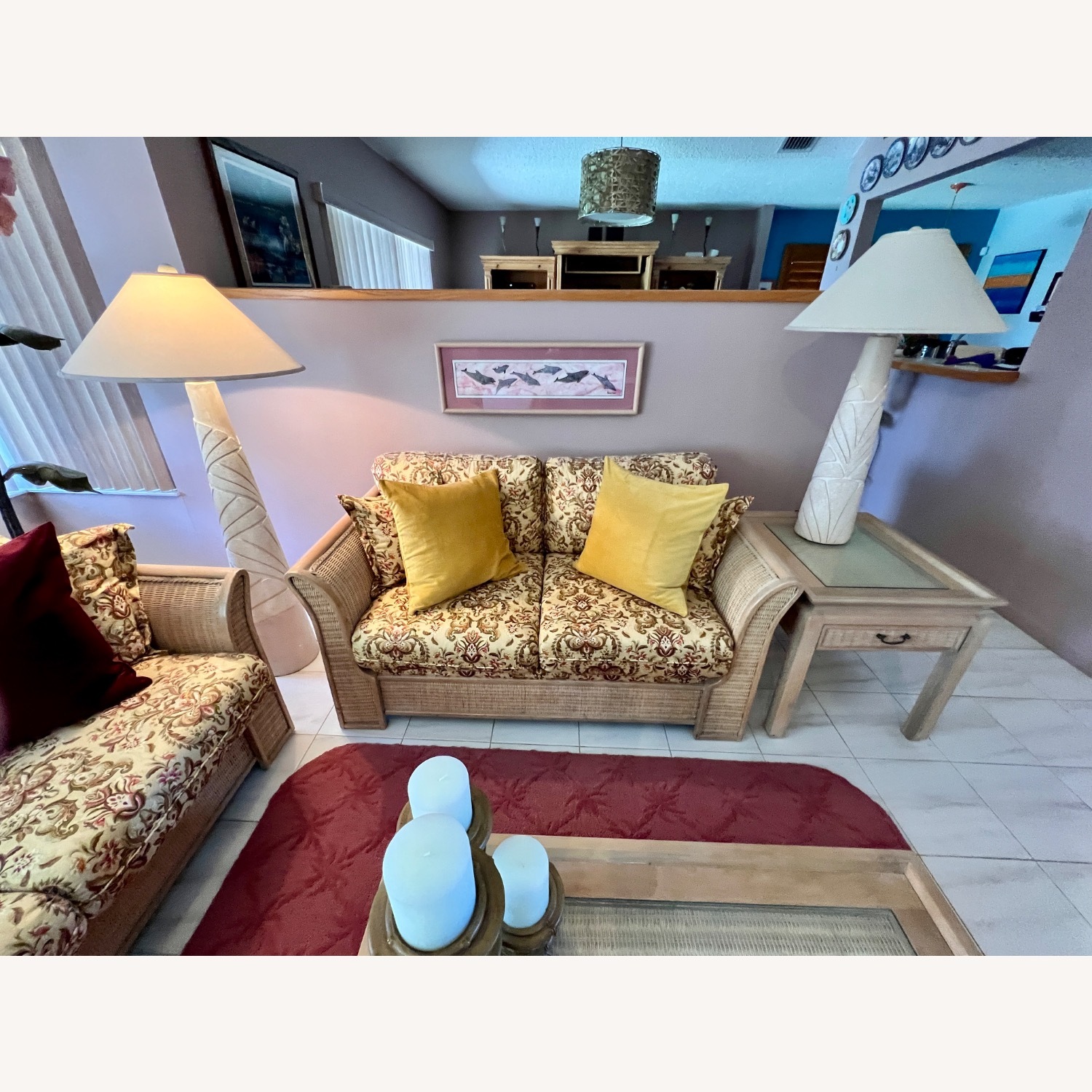 2 Seat Florida Living Room Sofa - image-0