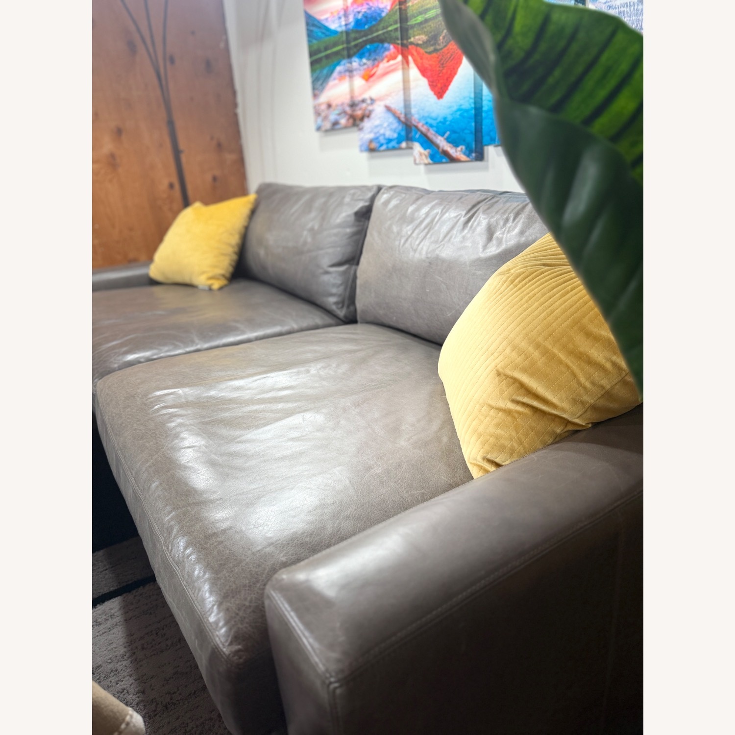 Restoration Hardware Maxwell 8’ Luxe Sofa+Ottoman - image-2