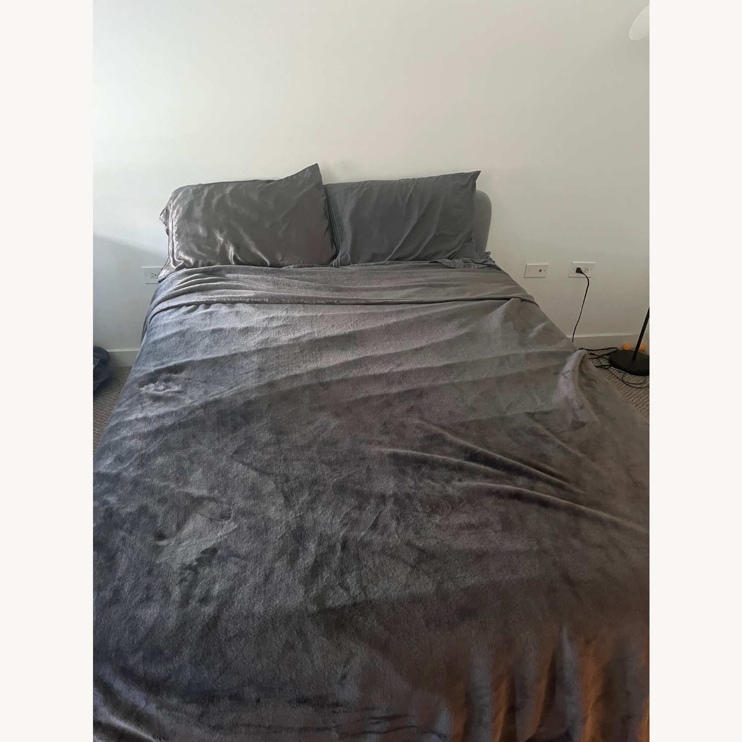 Ashley Furniture Gray Bed  - image-1