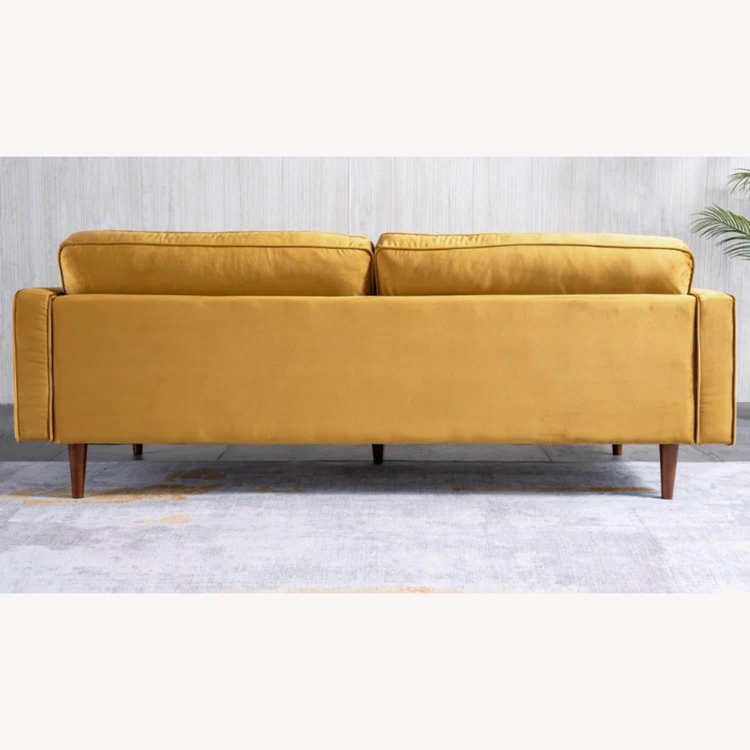 Ansonia 85" Velvet Square Arm Sofa - image-5