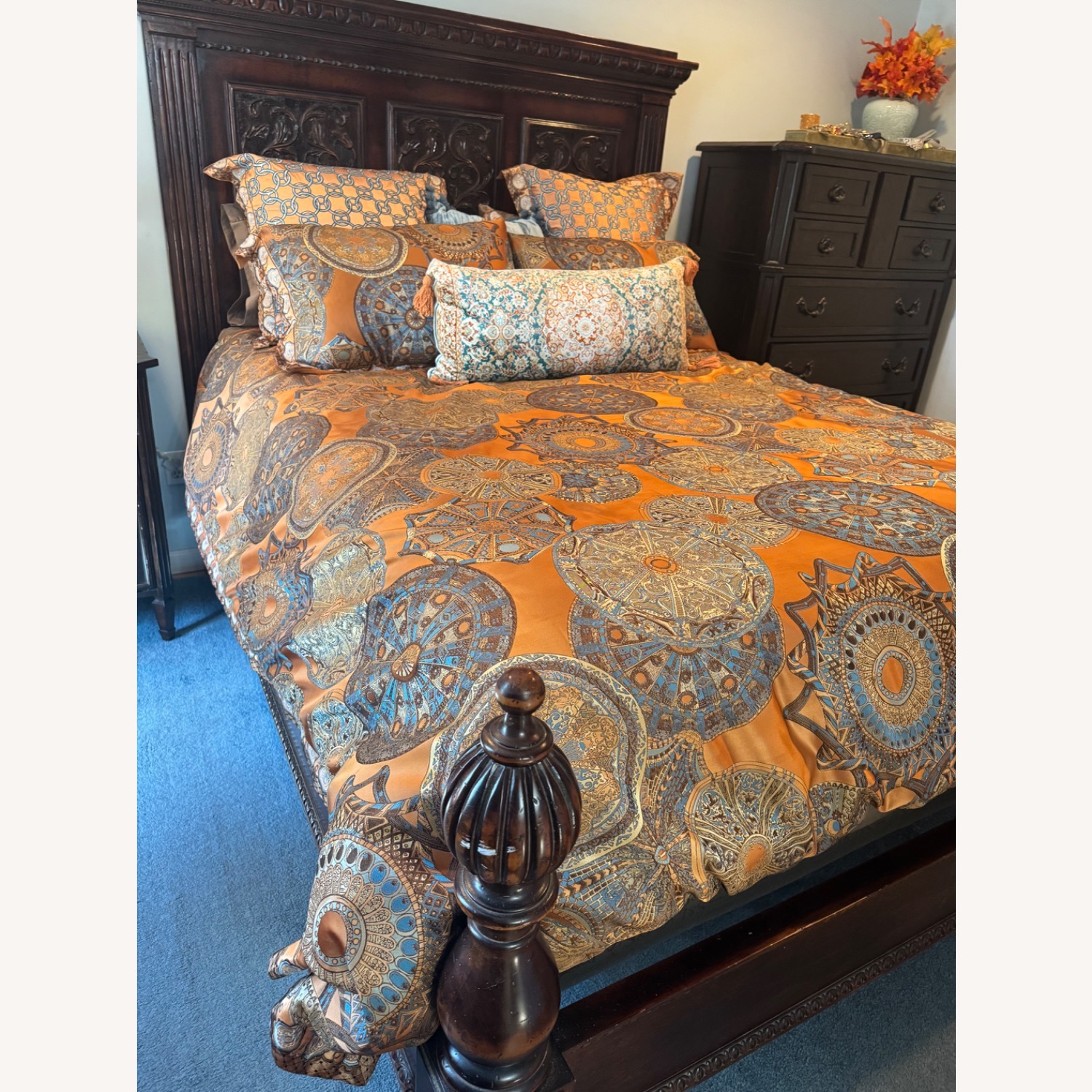 Solid Wood Bed Made in Italy - image-3