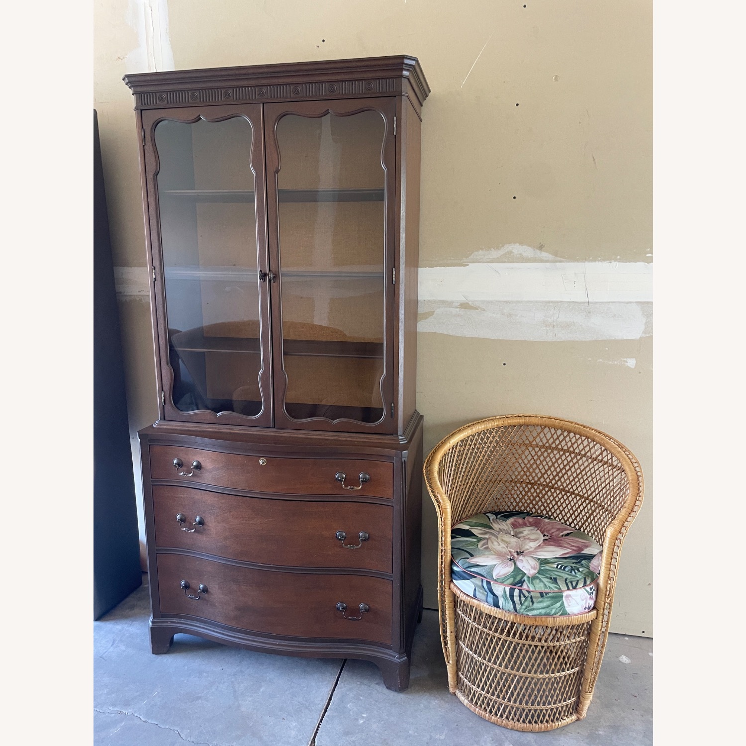 Mid Century Vintage Landstrom Rockford Hutch - image-1