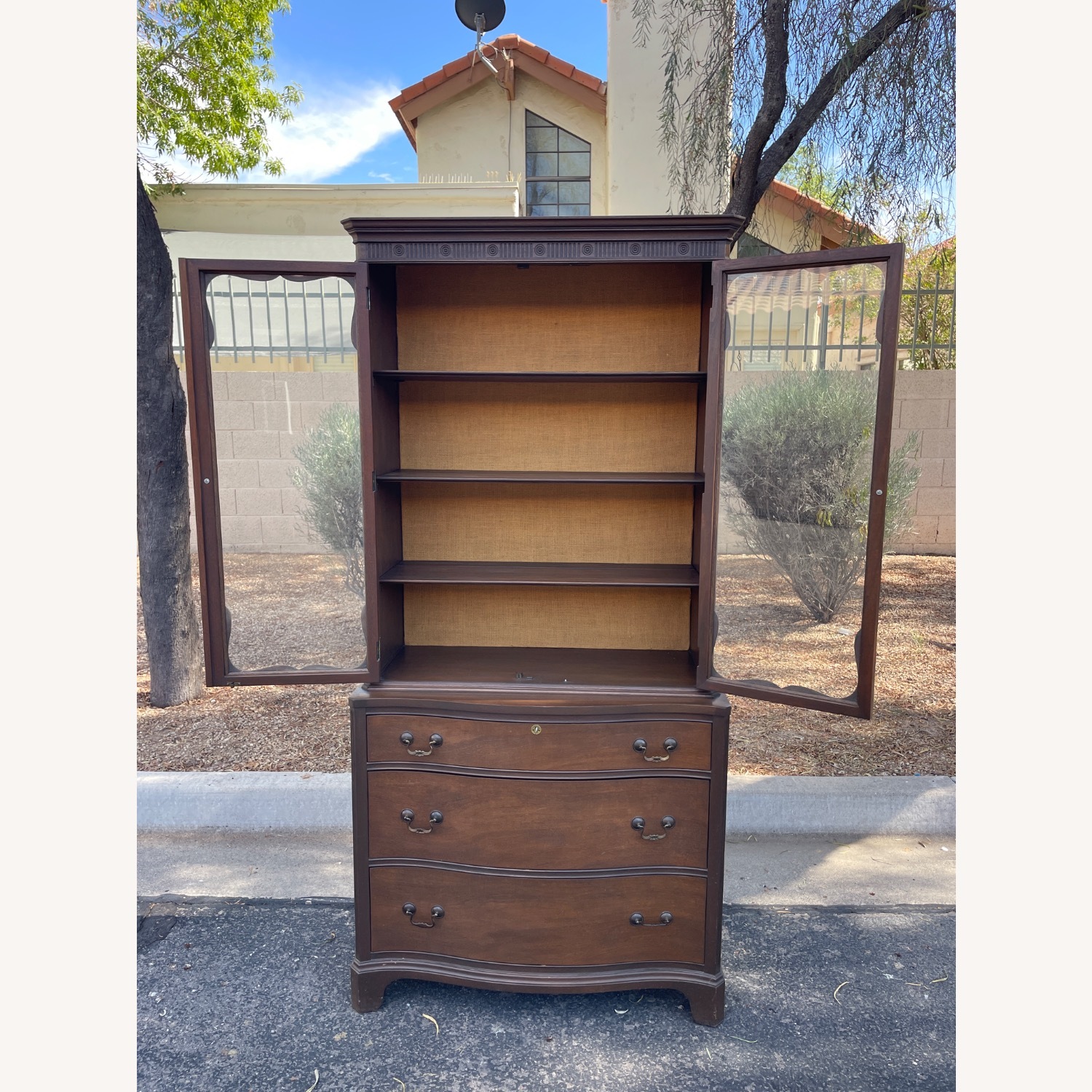 Mid Century Vintage Landstrom Rockford Hutch - image-2