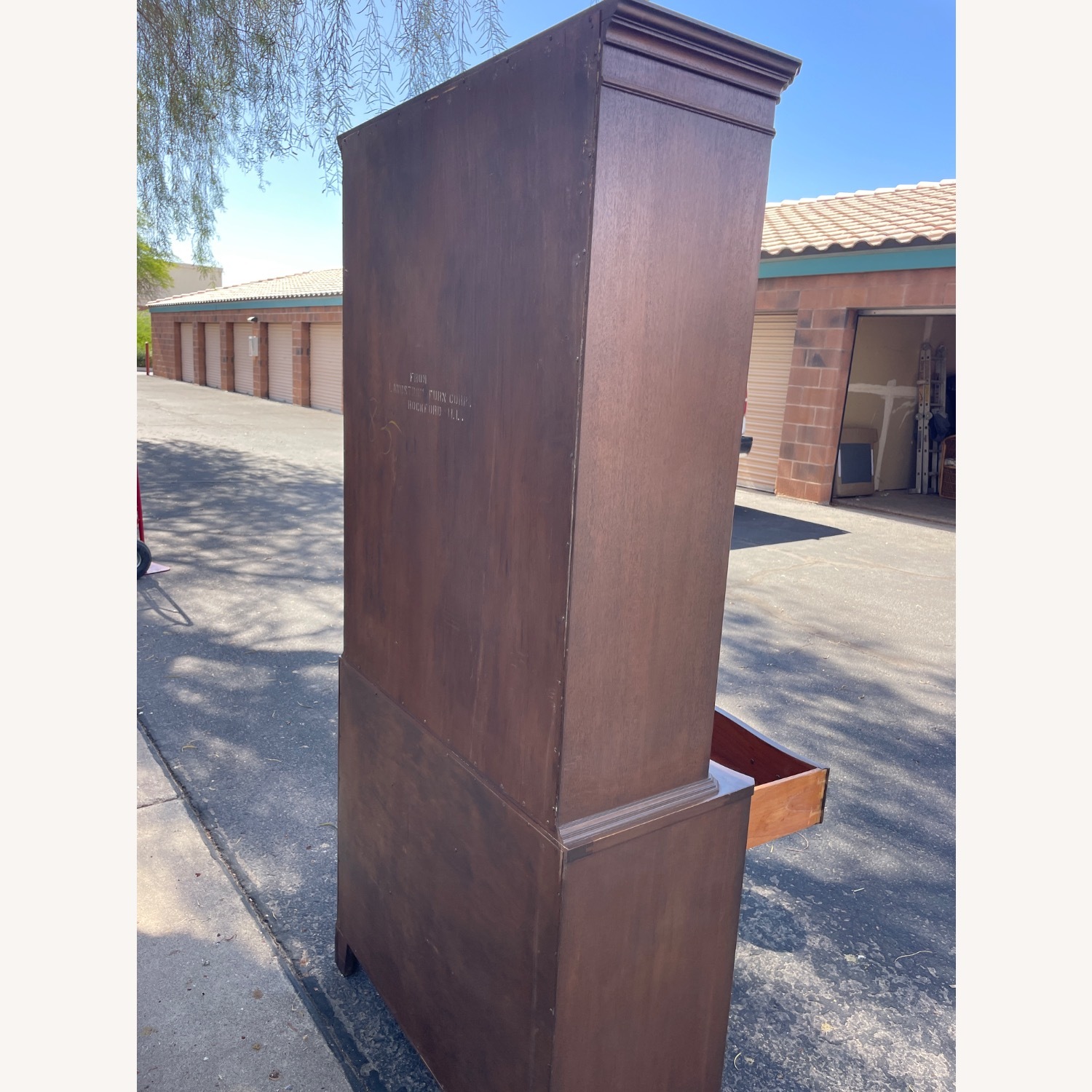 Mid Century Vintage Landstrom Rockford Hutch - image-9