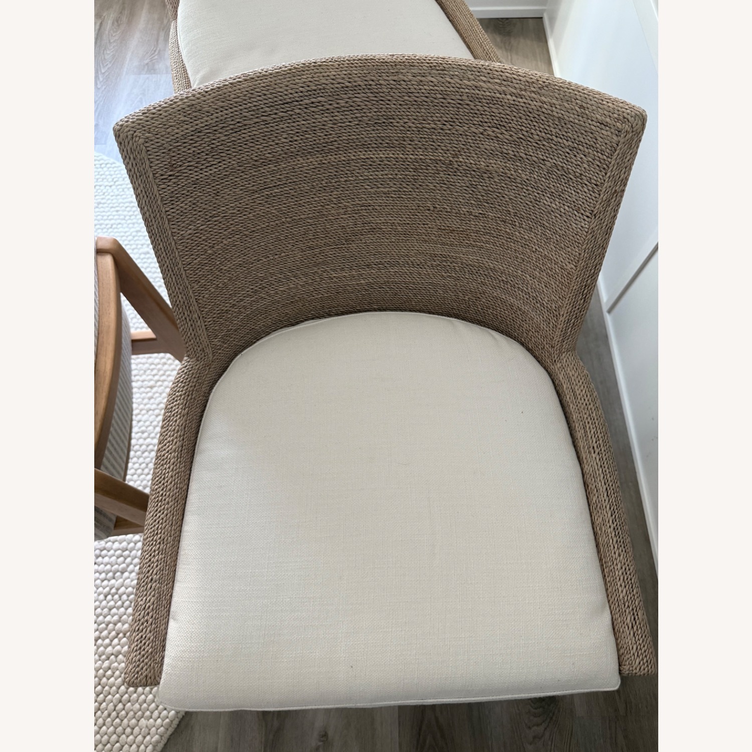 Marisol Seagrass Track Arm Stool - image-11