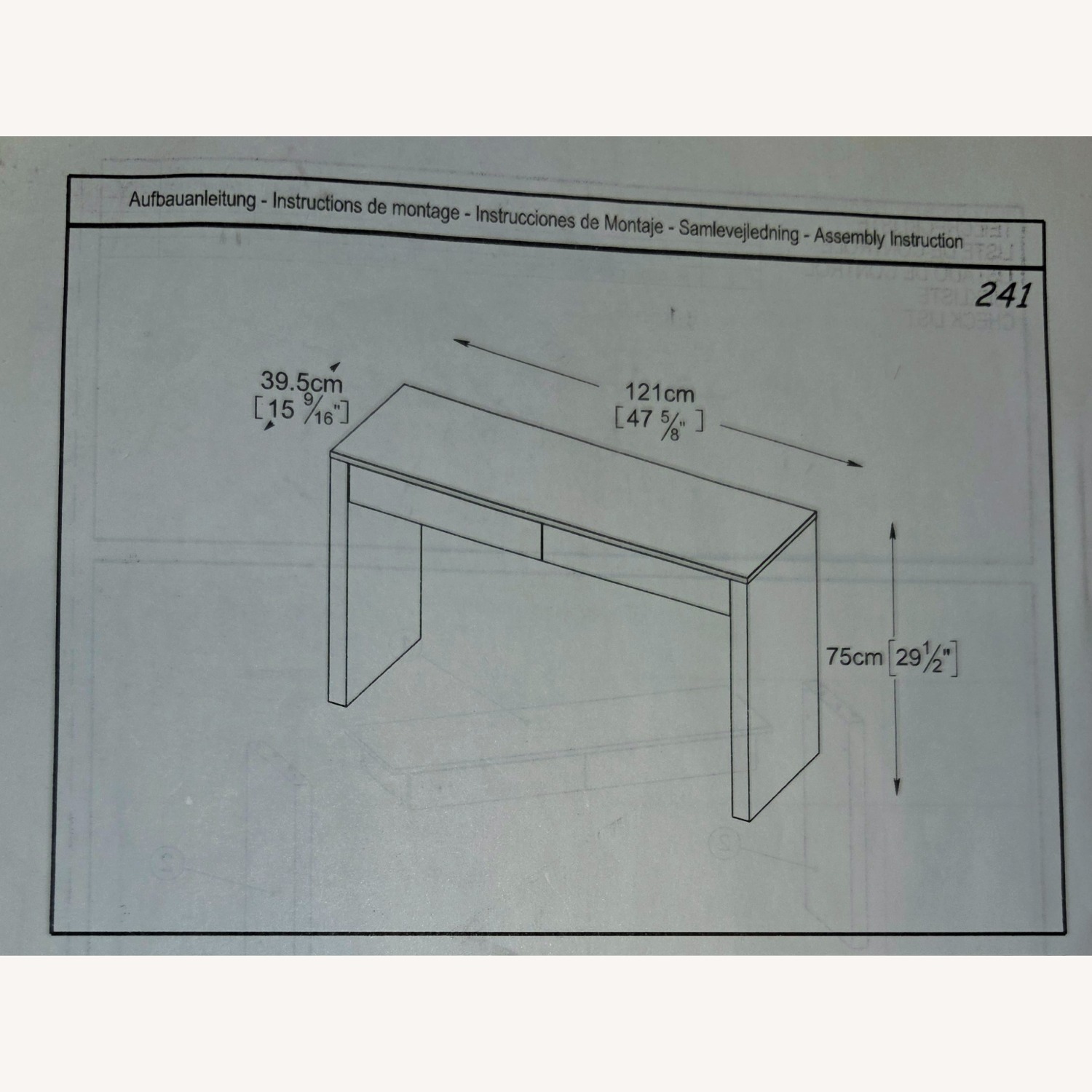 Gloss White Parsons Desk - Container Store - image-4
