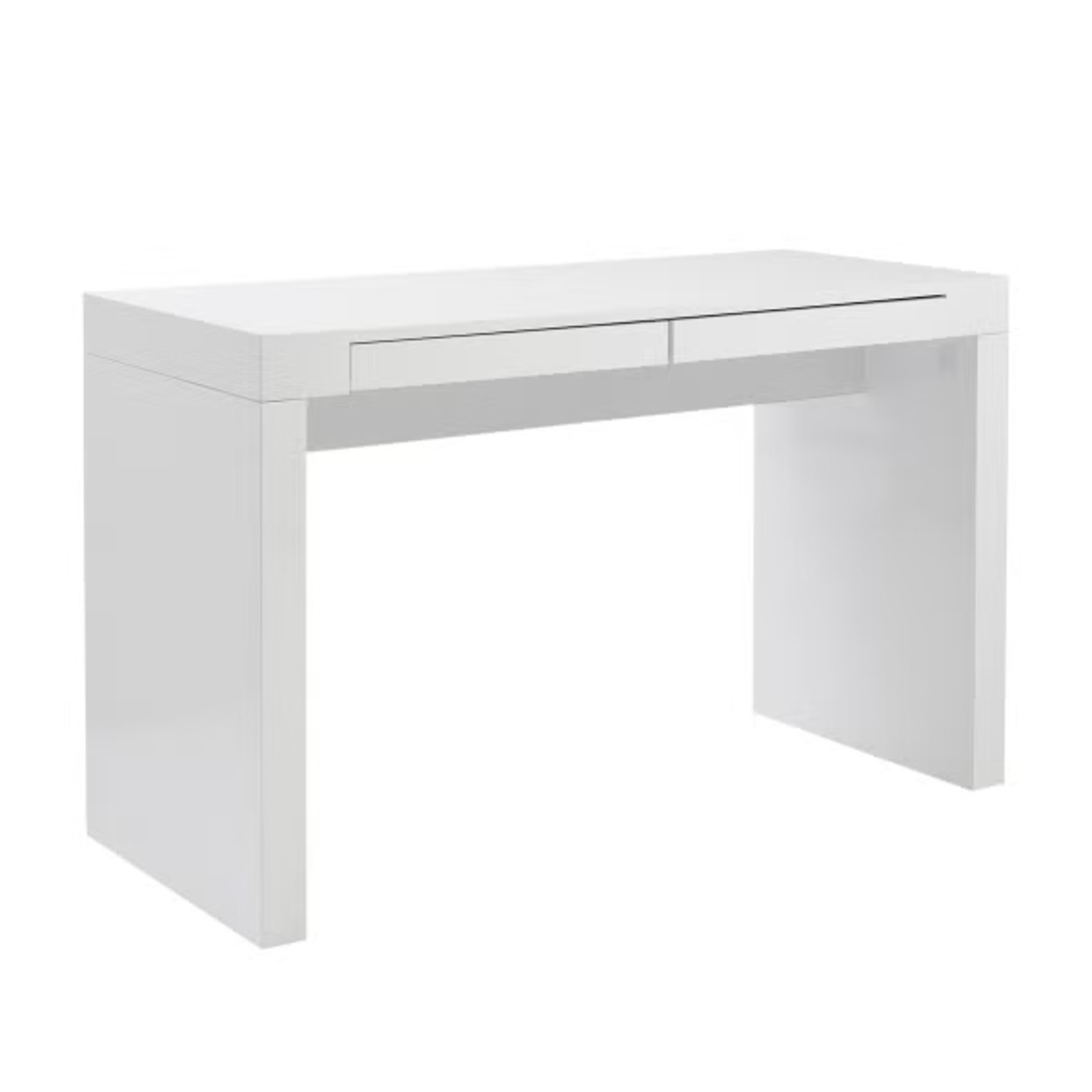 Gloss White Parsons Desk - Container Store - image-10