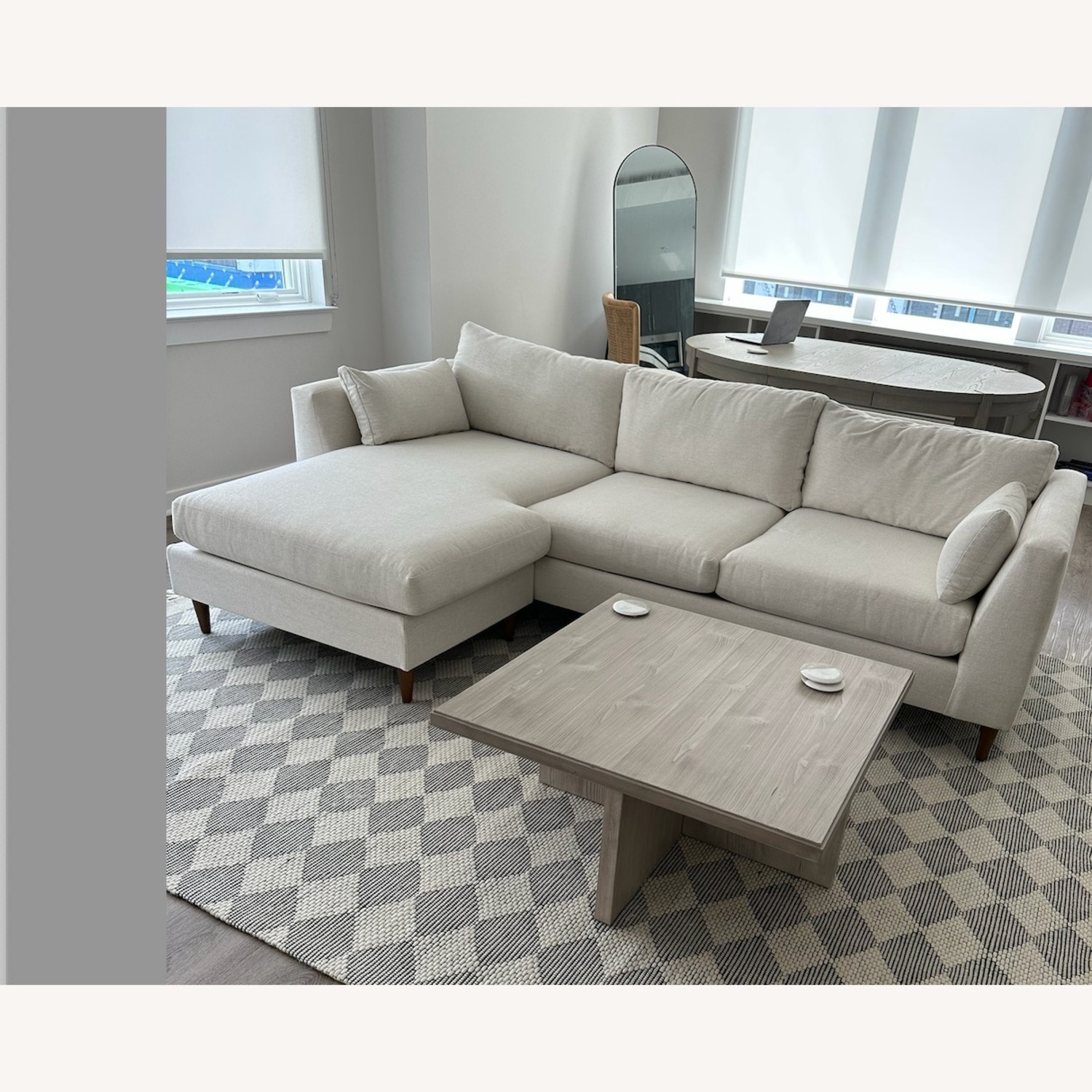 Crate & Barrel Avondale 3-Seat Lounger - image-1