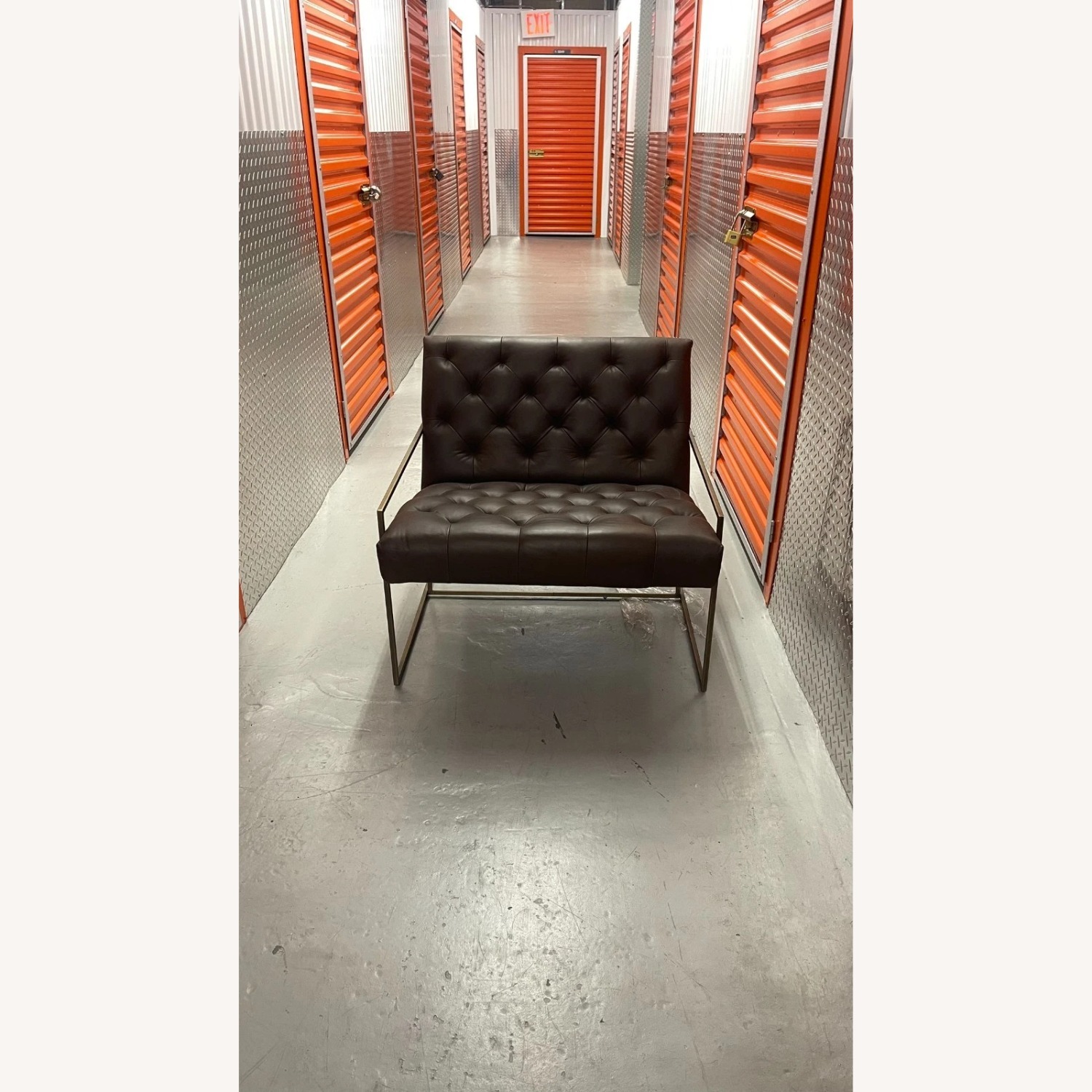 Restoration Hardware 2 Marsden Leather Chairs - image-2