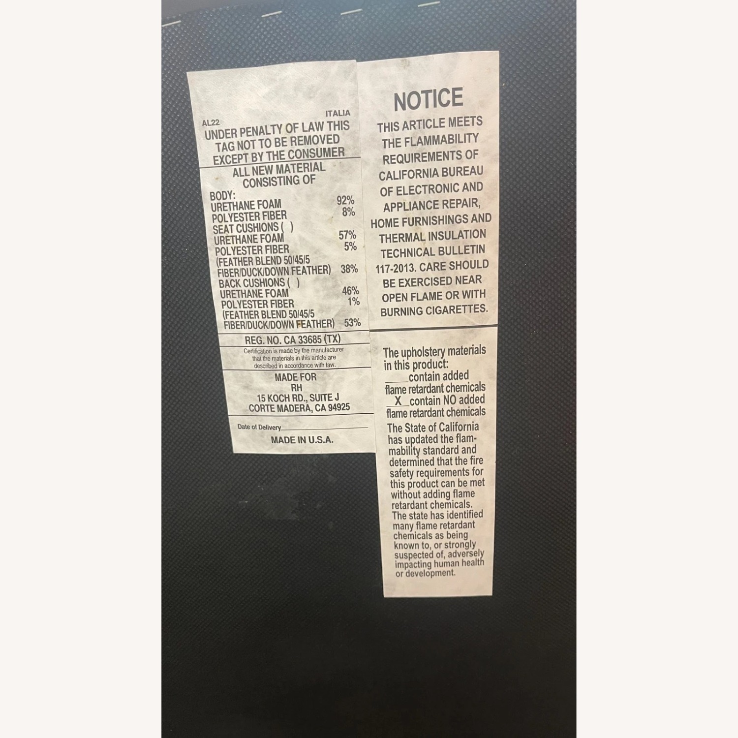 Restoration Hardware 2 Marsden Leather Chairs - image-10