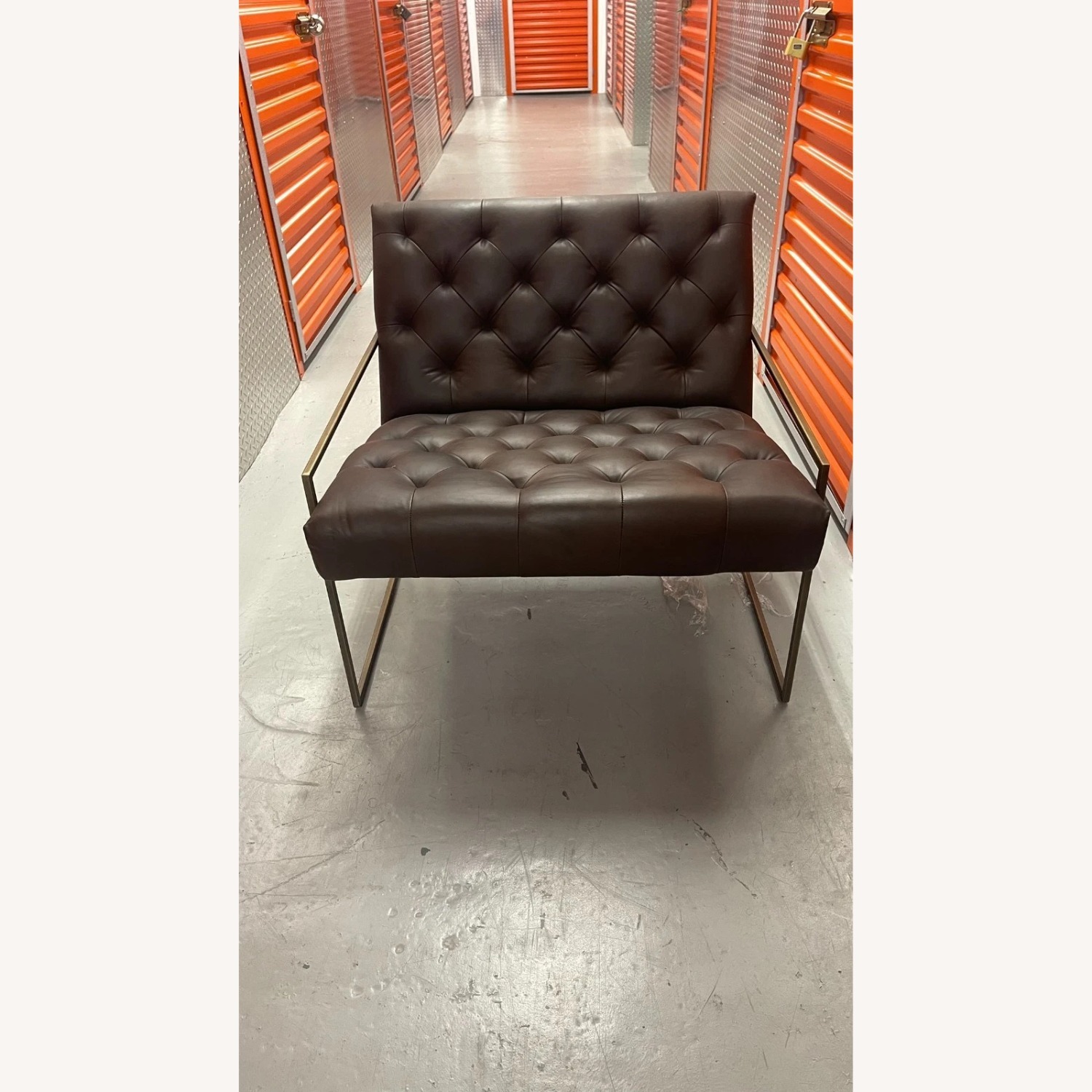 Restoration Hardware 2 Marsden Leather Chairs - image-3