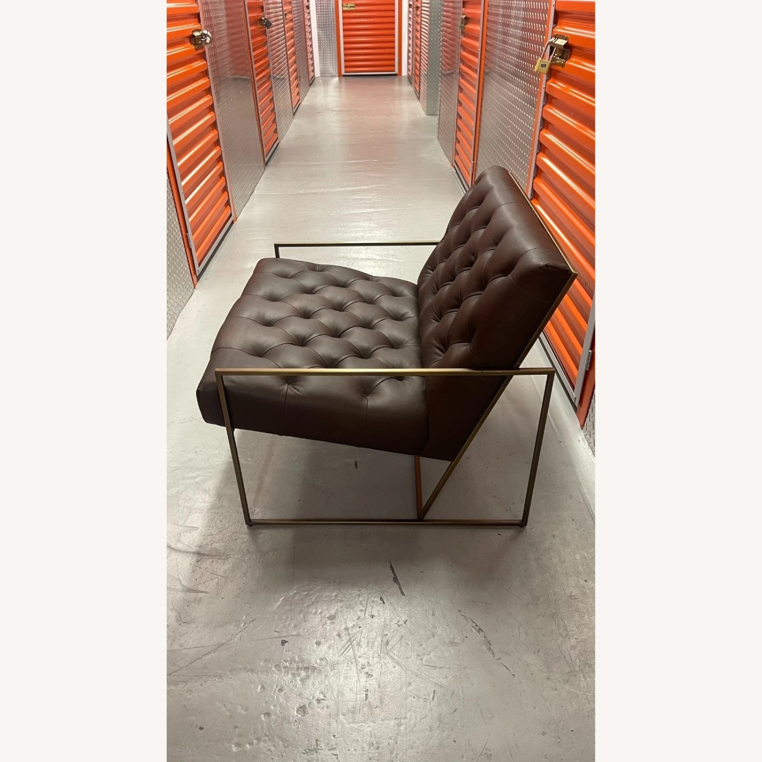 Restoration Hardware 2 Marsden Leather Chairs - image-4