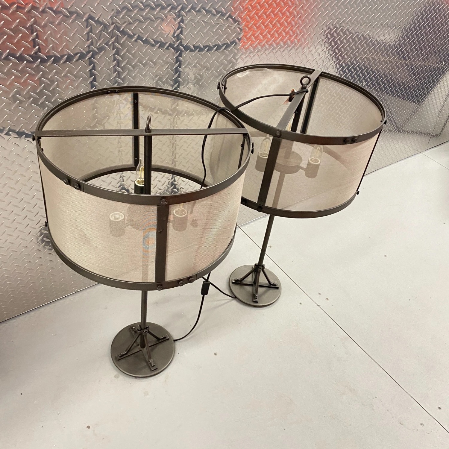 Restoration Hardware 2 Table Lamps 37"x20” - image-9