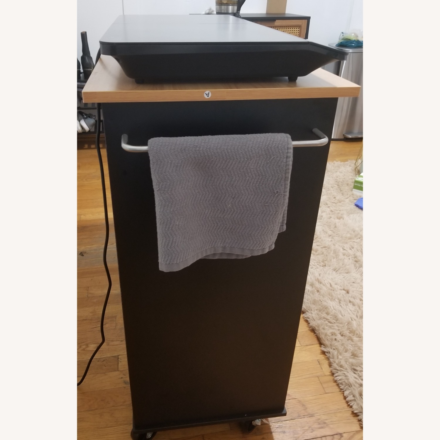 SUNLEI Rolling Kitchen Island Cart - image-2