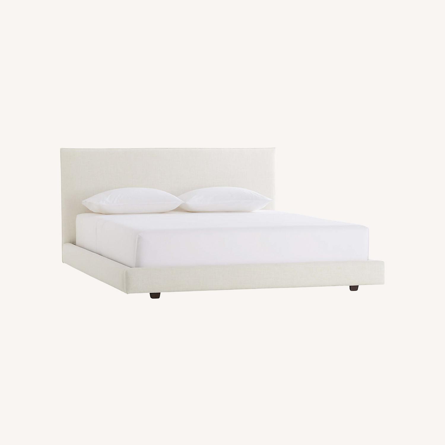 CB2 Facade Soft White Queen Bed - image-0