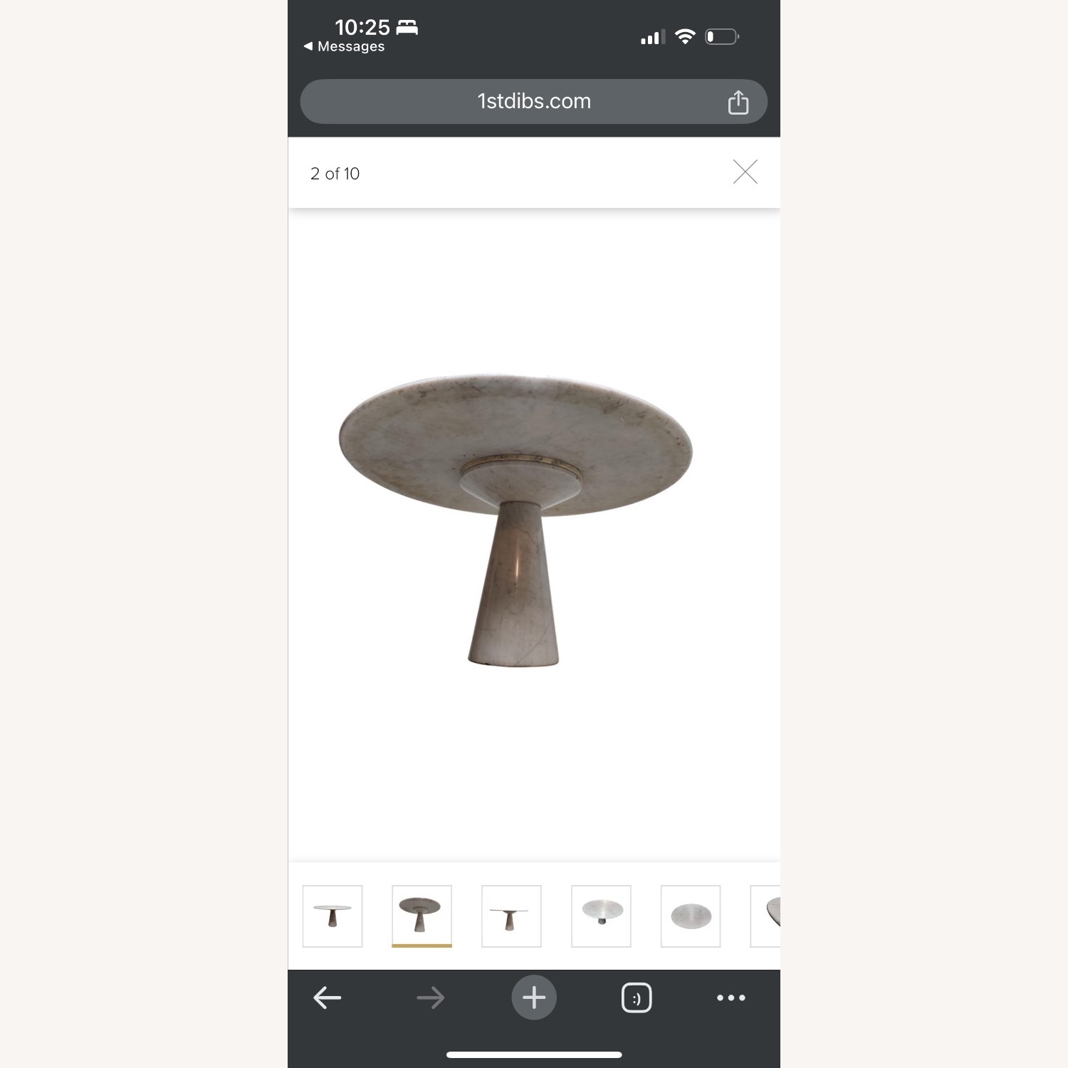 Carrara Marble Dining Table by Angelo Mangiarotti - image-2