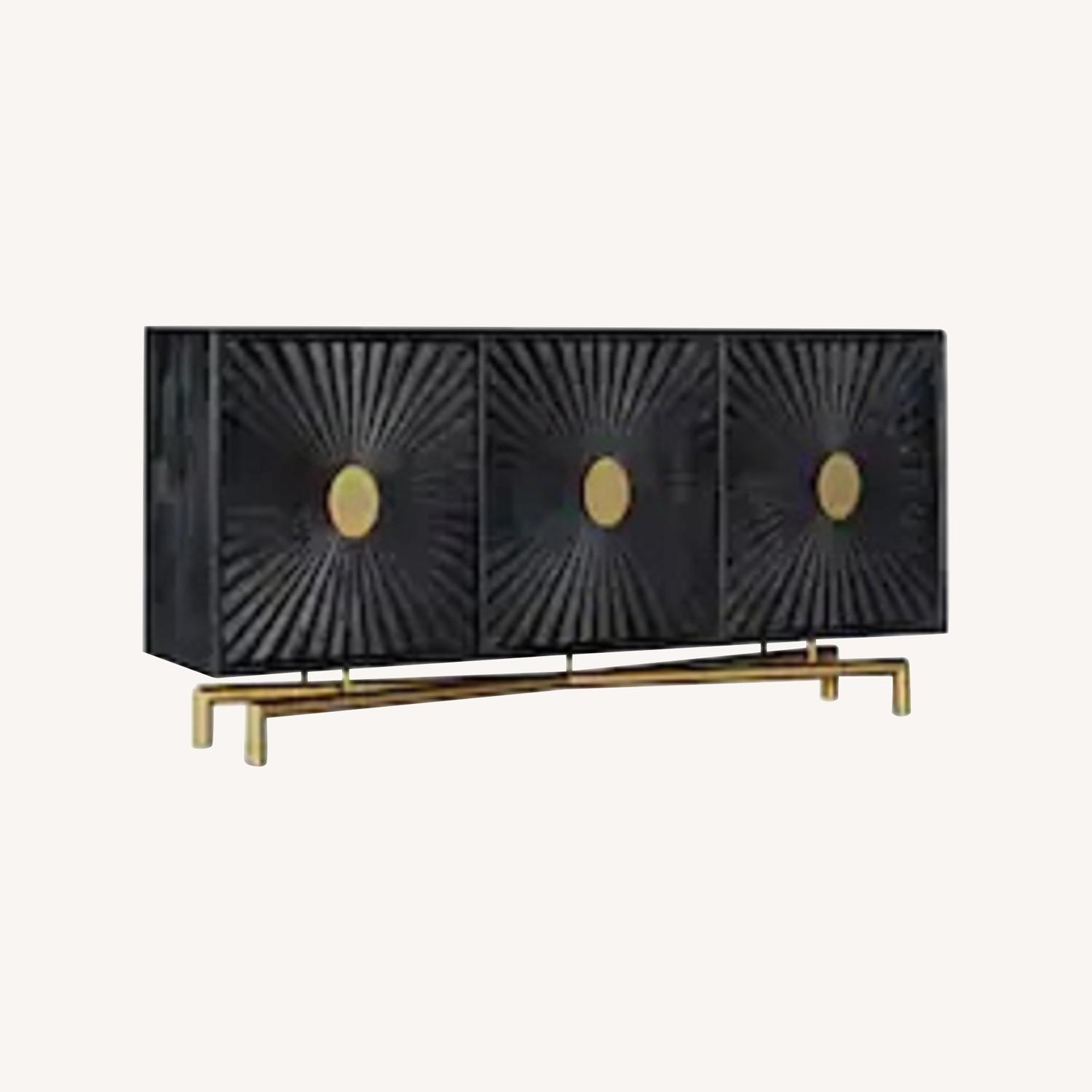 Black TV Console - image-0