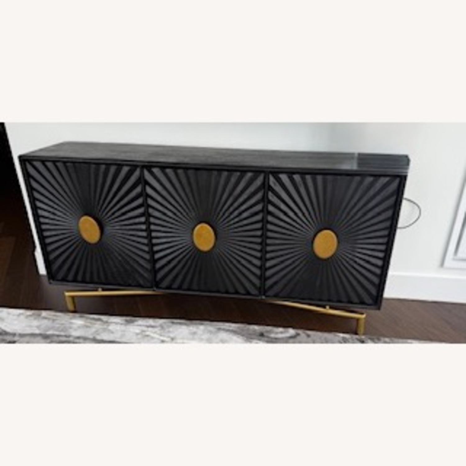 Black TV Console - image-1