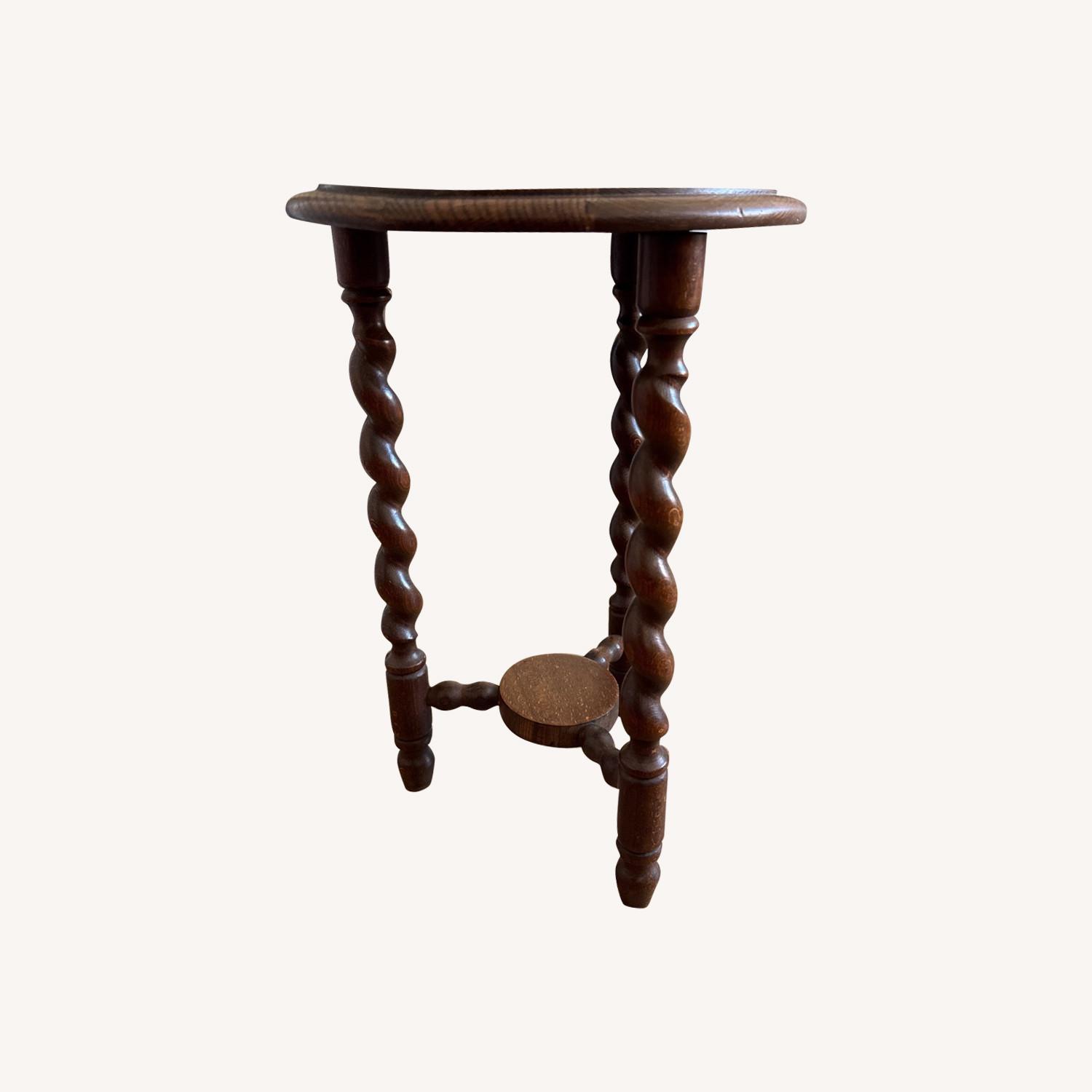 Round Barley Twist Table - image-0
