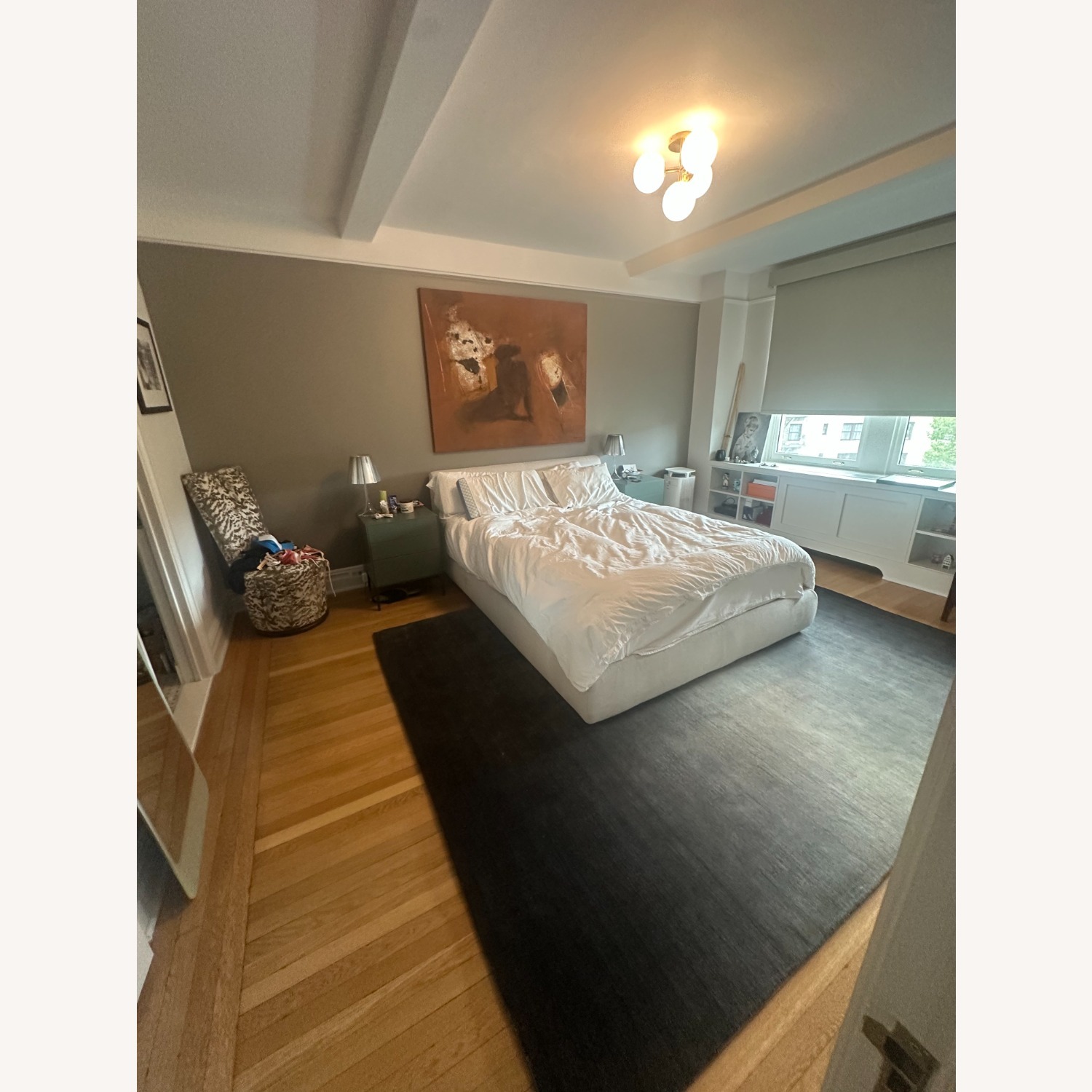 Arena Odion Charcoal Rug & Non-Skid Pad - image-1